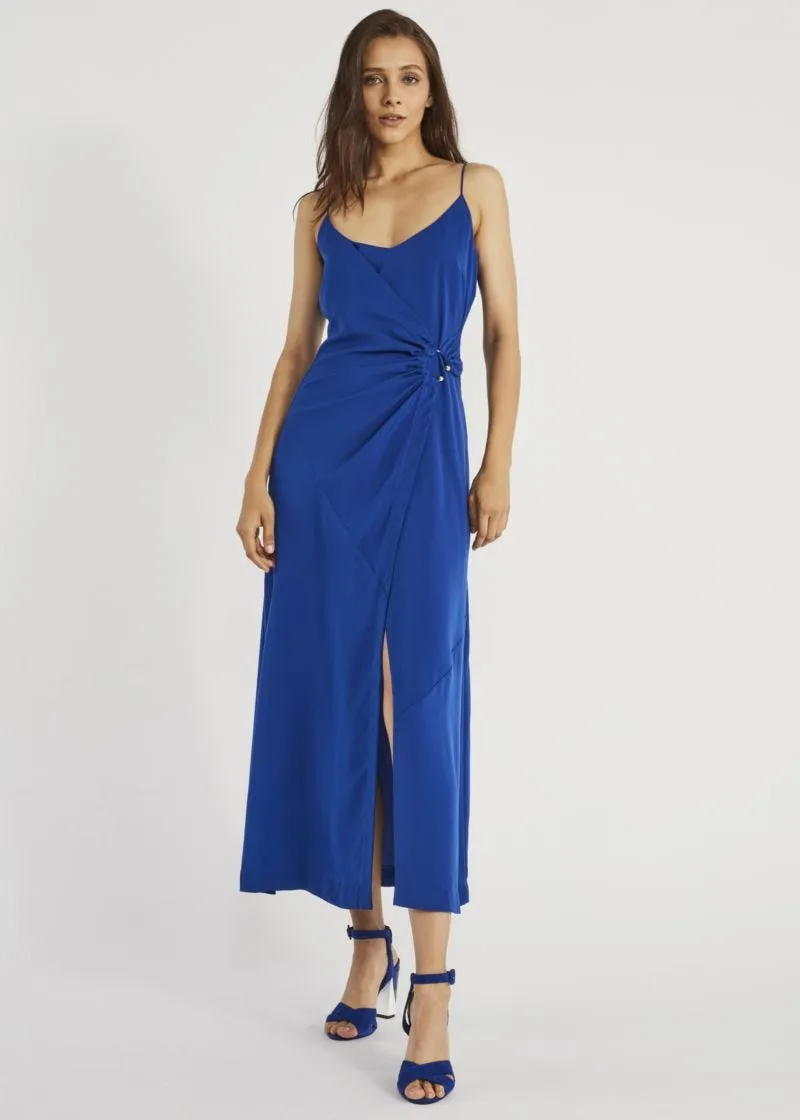 Jewel embellished satin slip dress - Shop now.