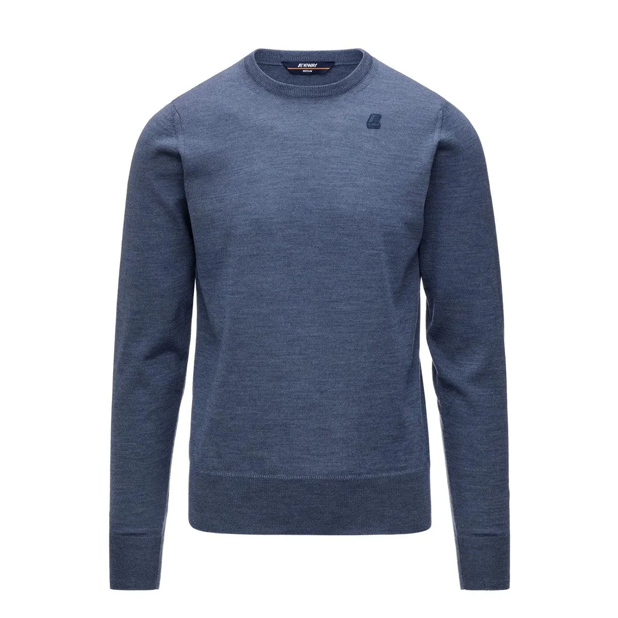 K-Way Sebastien Merino Blue Melange Sweater