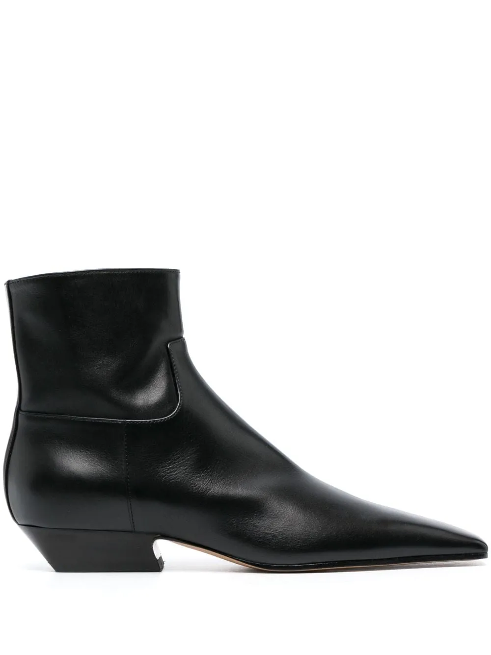 Khaite Marfa leather ankle boots.