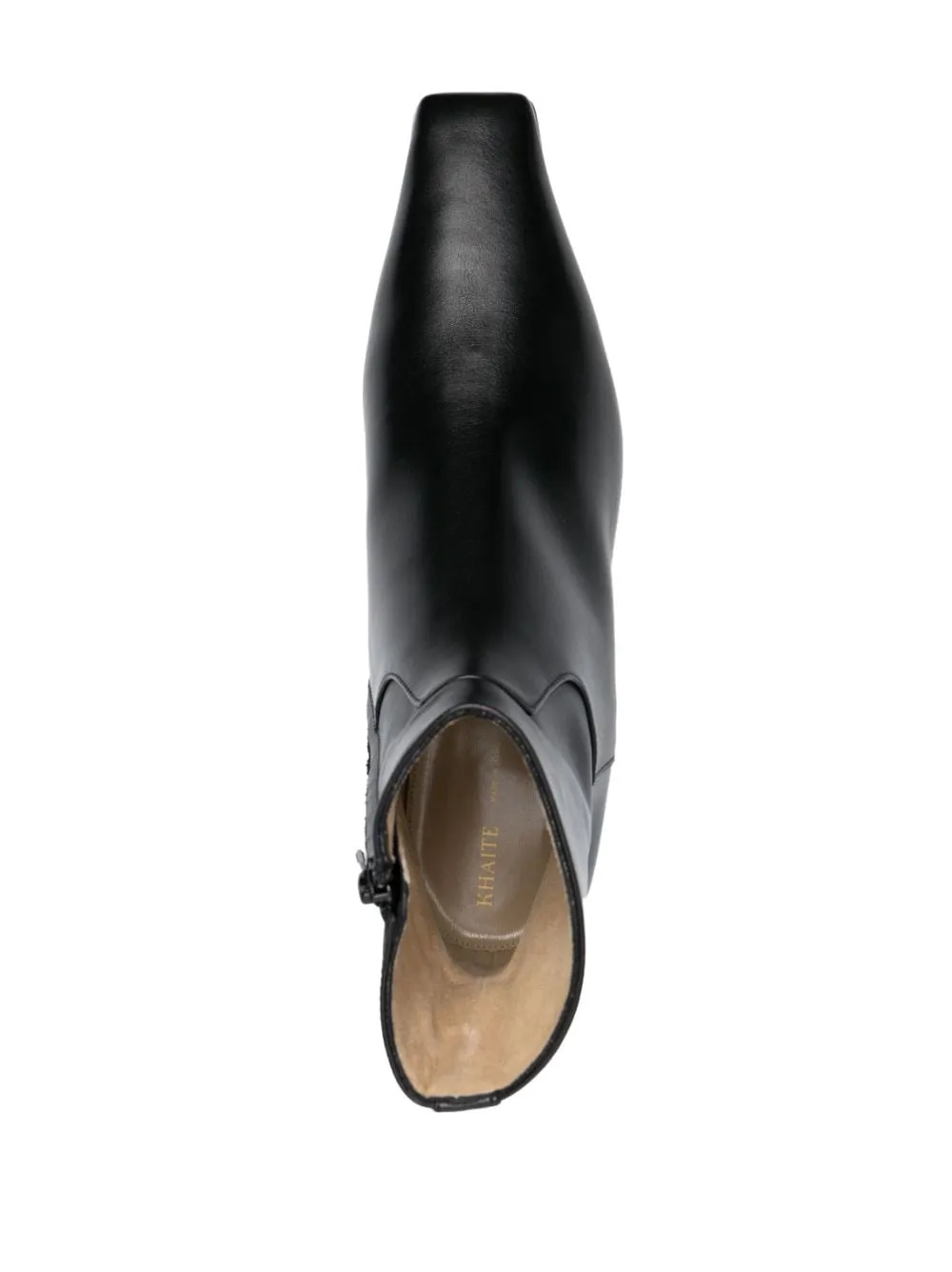 Khaite Marfa leather ankle boots.