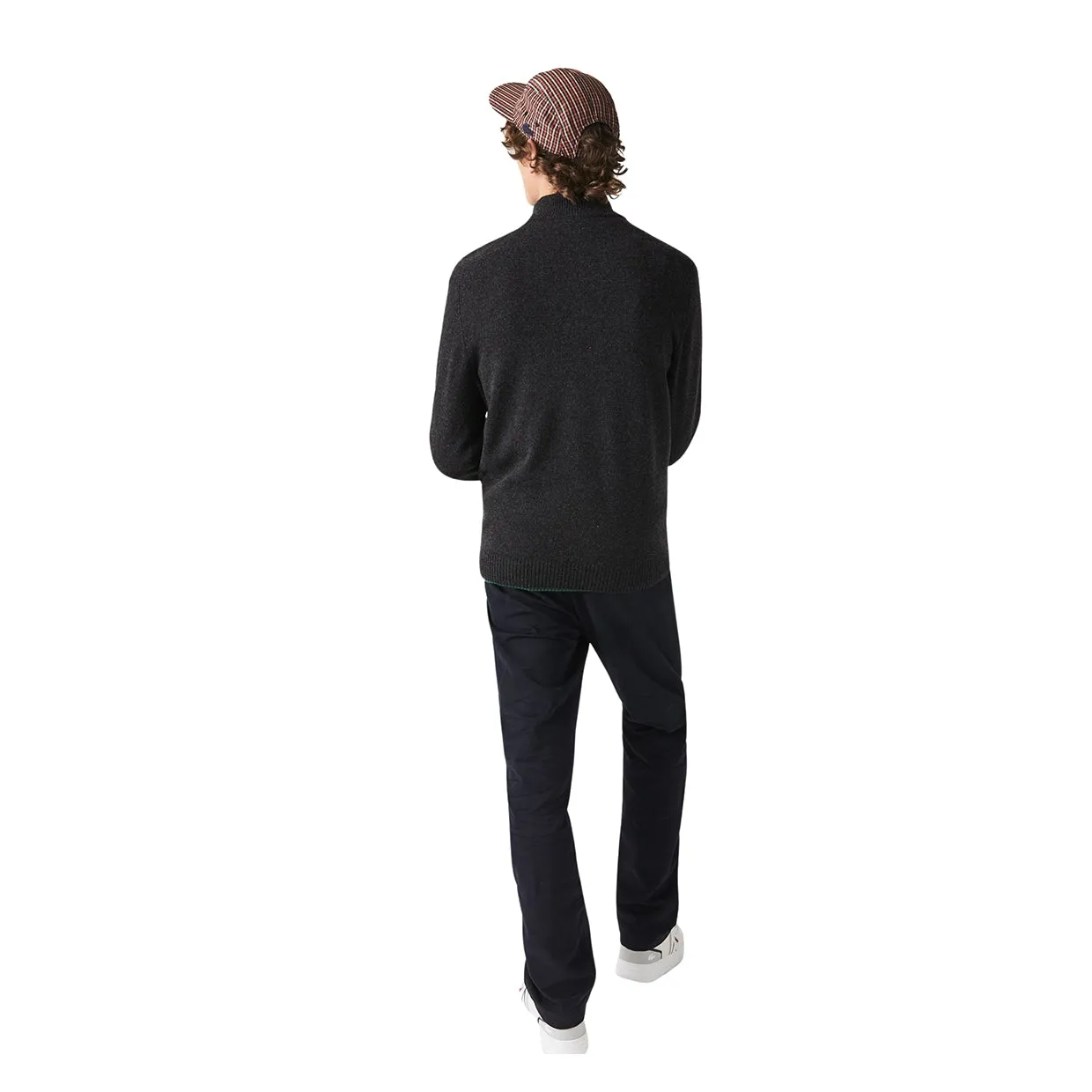 Lacoste Sweater 1/2 Zip Anthracite Grey