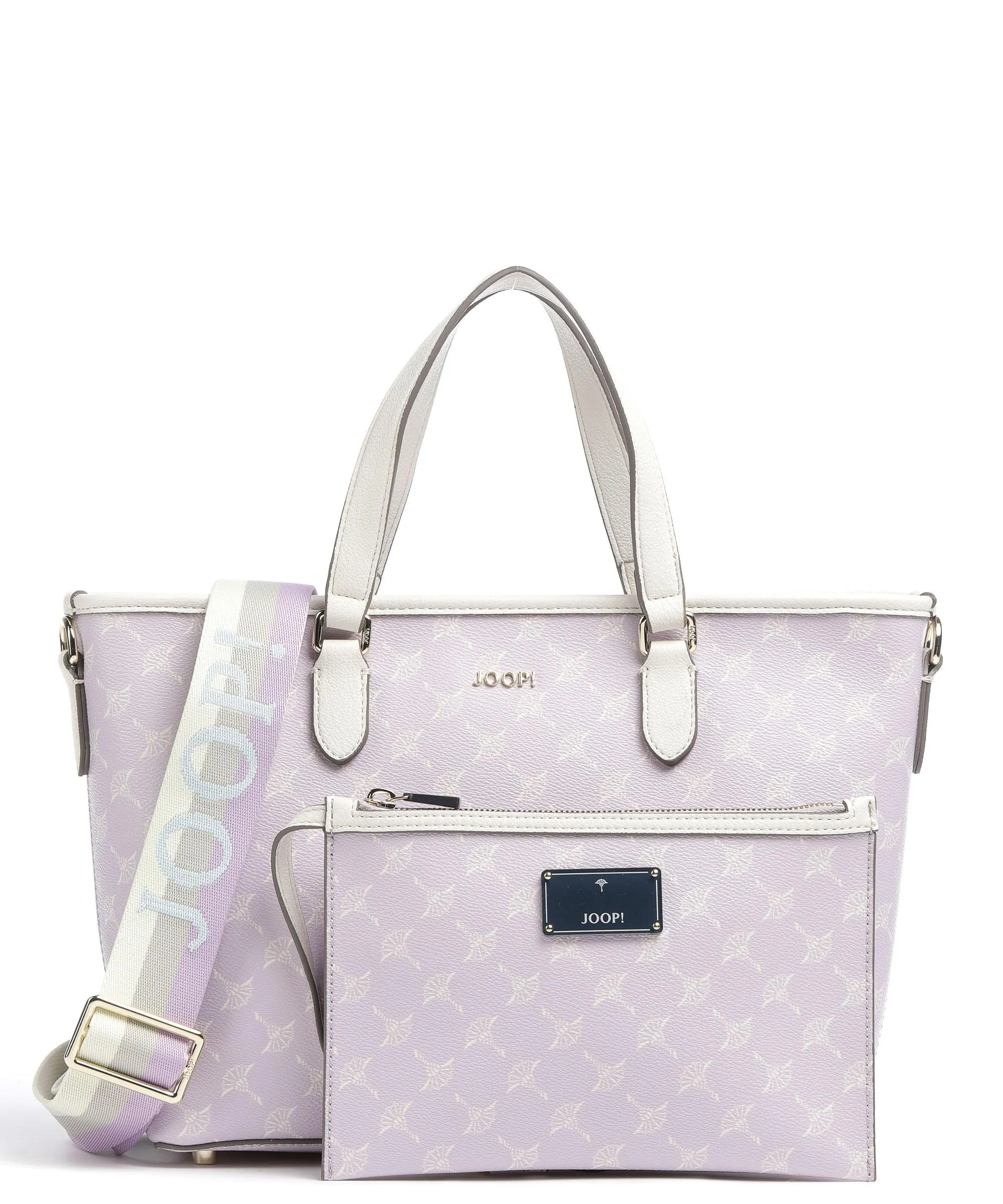 Lavender Synthetic Leather Handbag by JOOP! Cortina Diletta Ketty