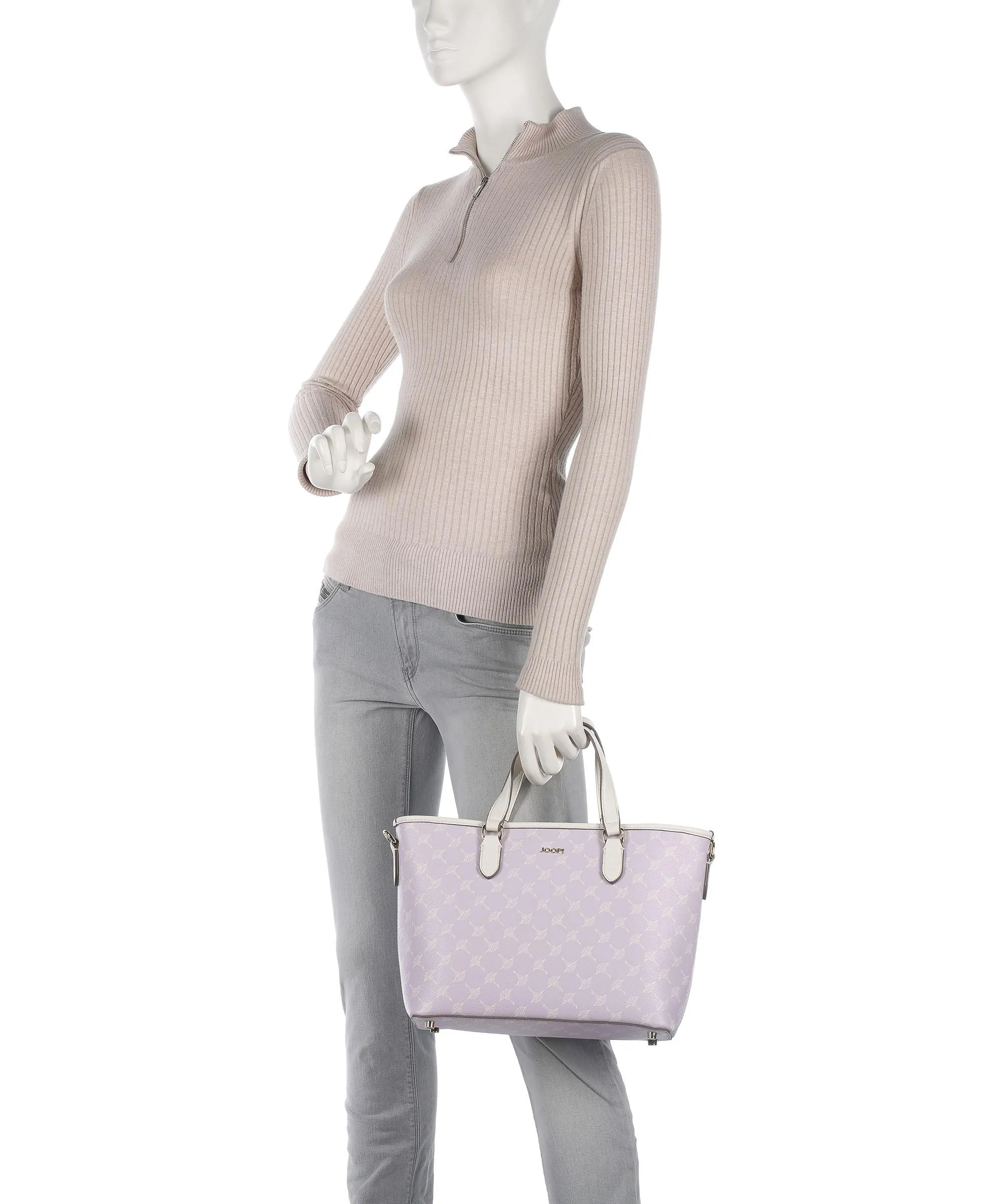 Lavender Synthetic Leather Handbag by JOOP! Cortina Diletta Ketty