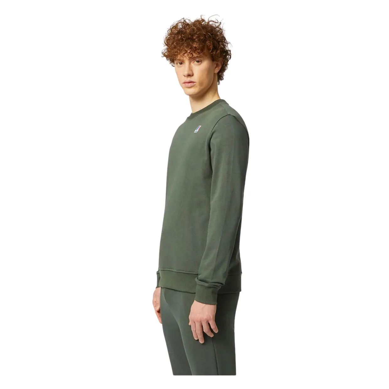 Le Vrai Auguste Poly Cotton Green Sweatshirt