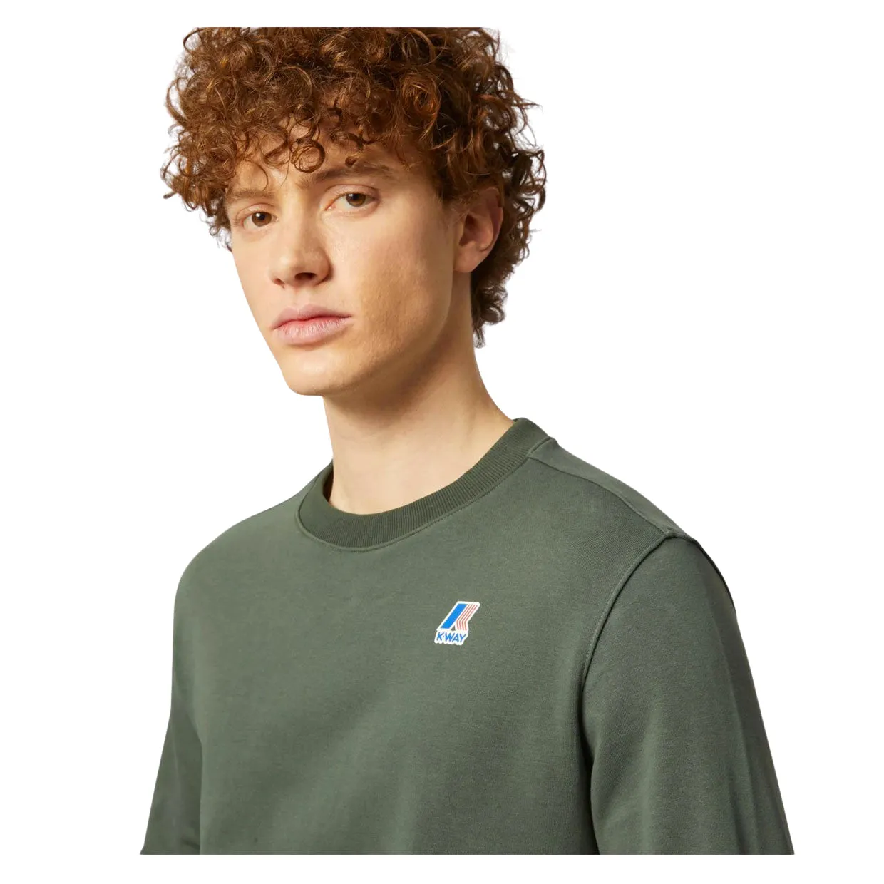 Le Vrai Auguste Poly Cotton Green Sweatshirt