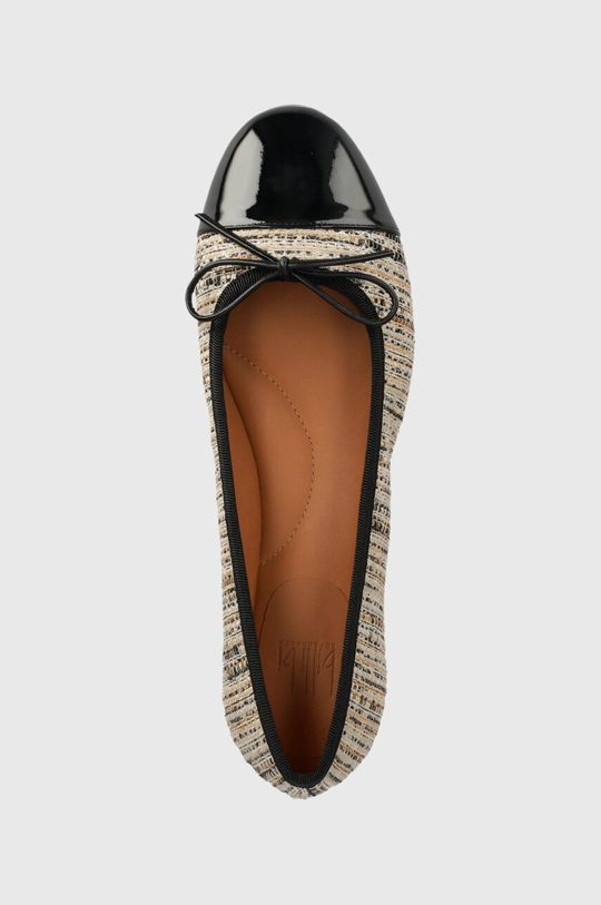 Leather ballet flats