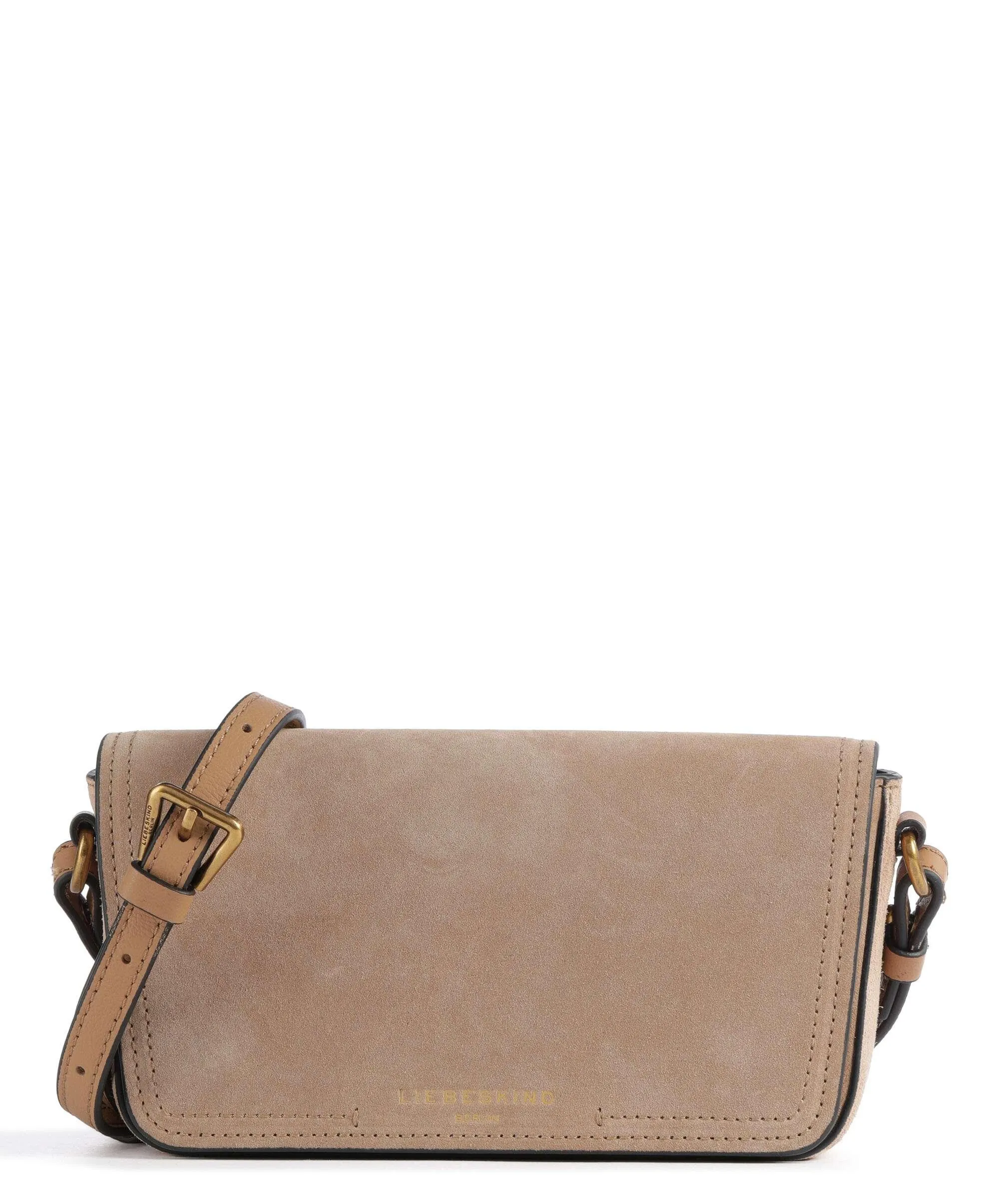 Liebeskind Chudy Light Brown Rough Cowhide Leather Crossbody Bag