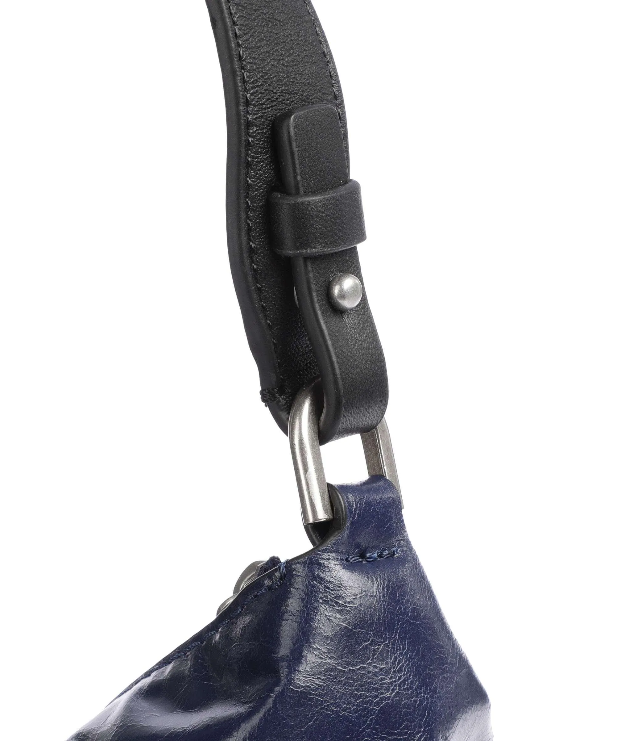 Liebeskind Mila Navy Fine Grain Leather Hobo Bag