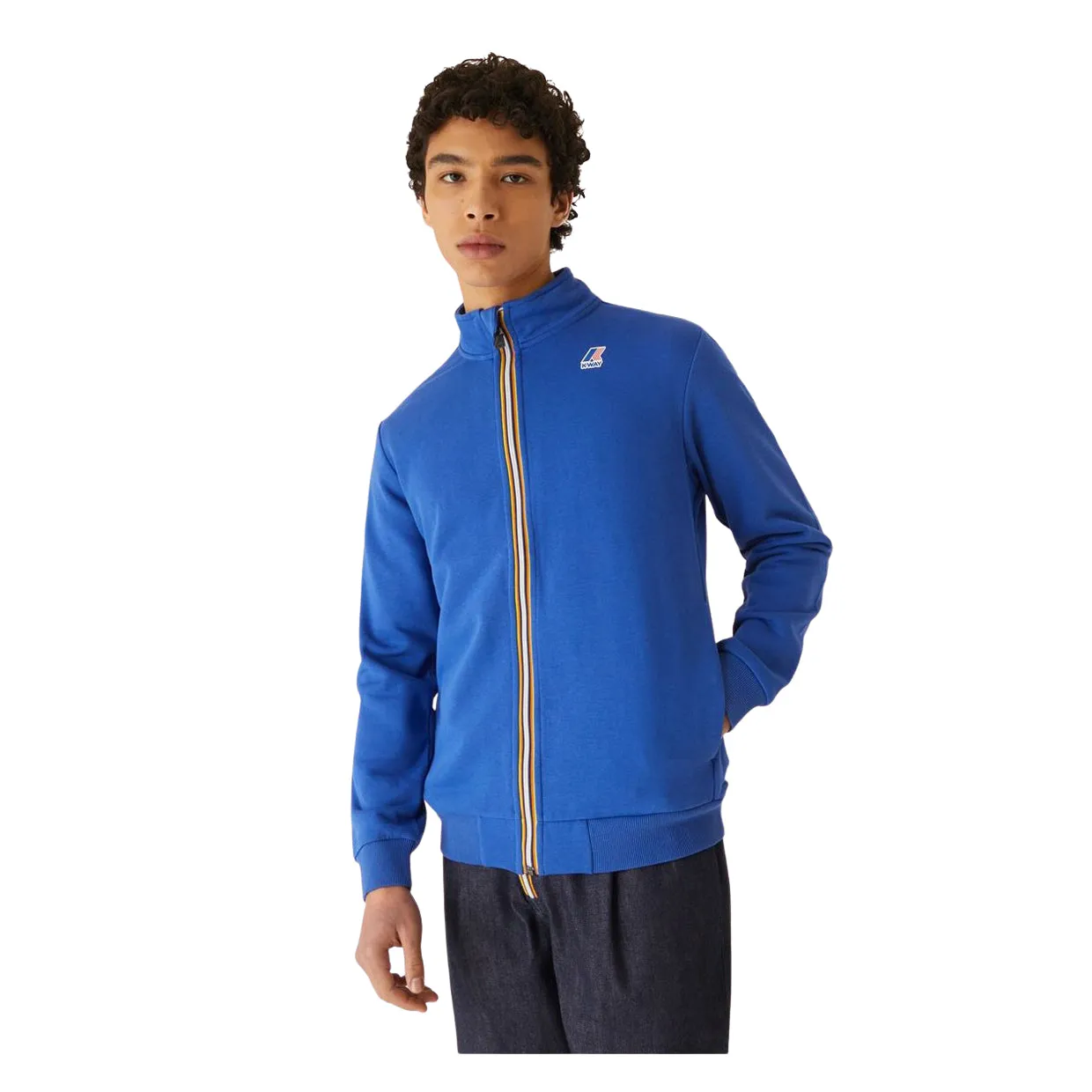 Light Blue Poly Cotton K-Way Sweater
