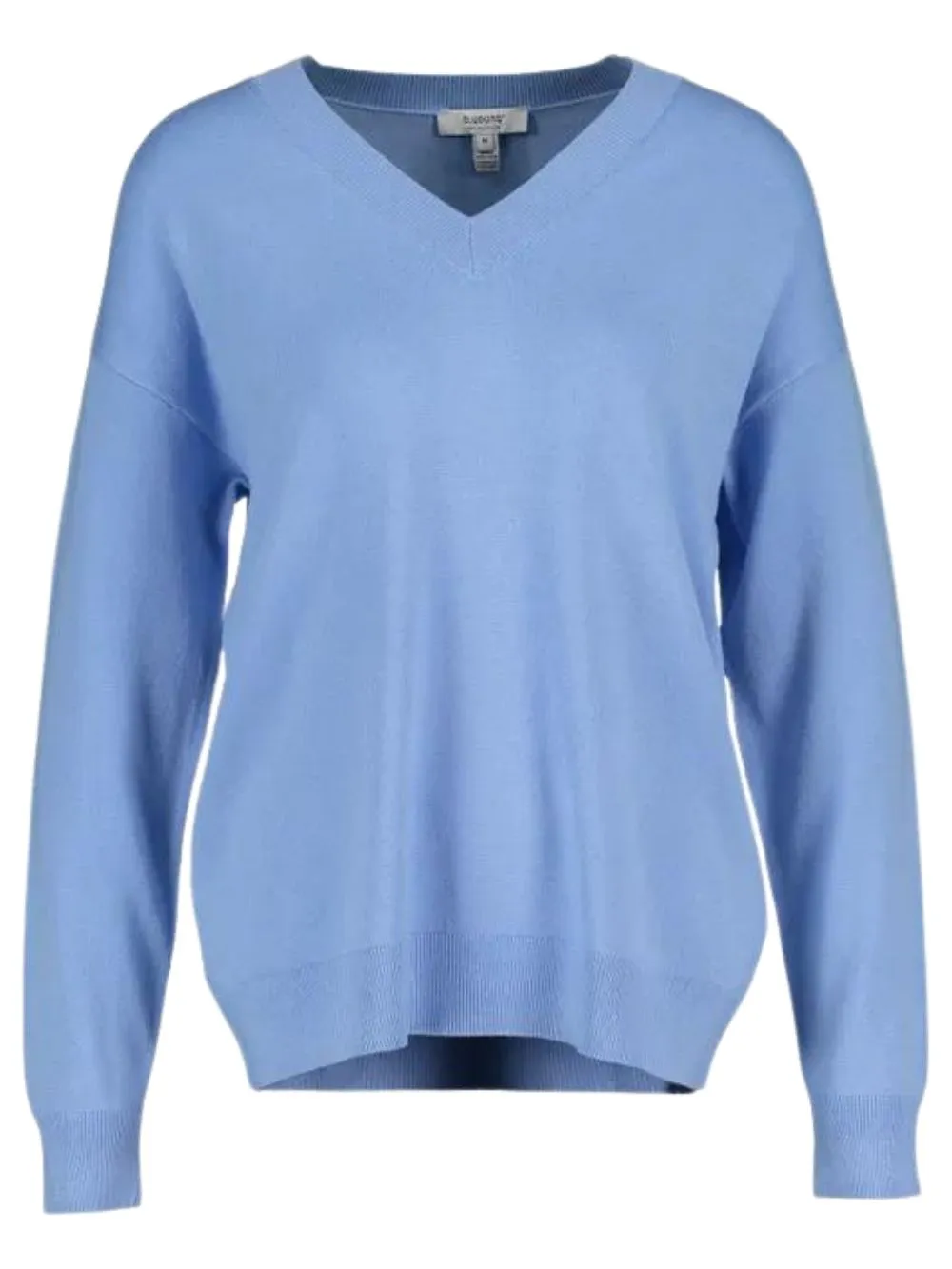 Light Blue Women's V-neck Sweater