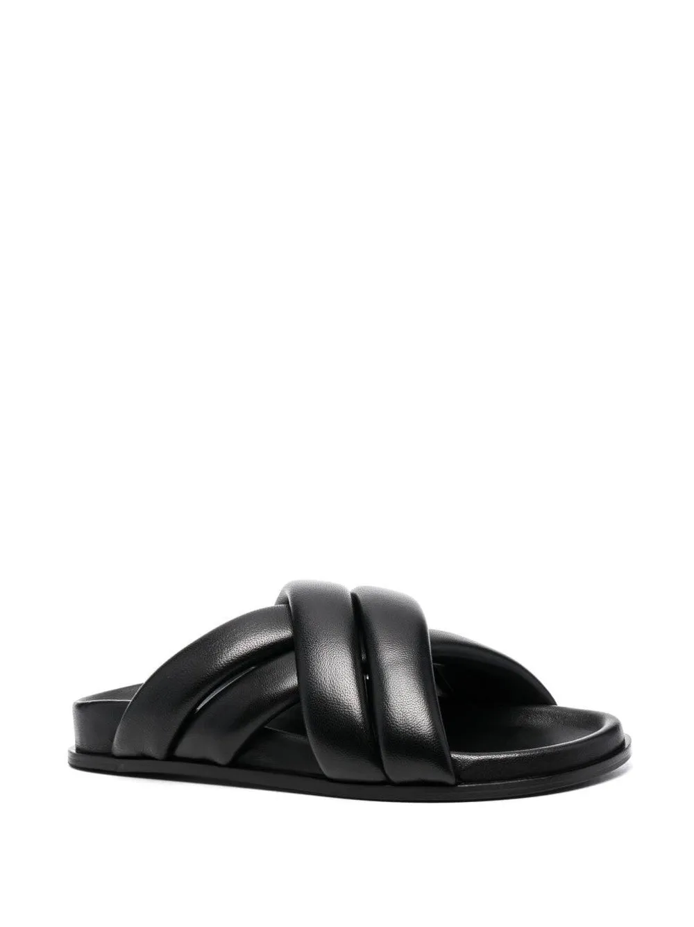 LIZZIE CROSS STRAP SANDALS