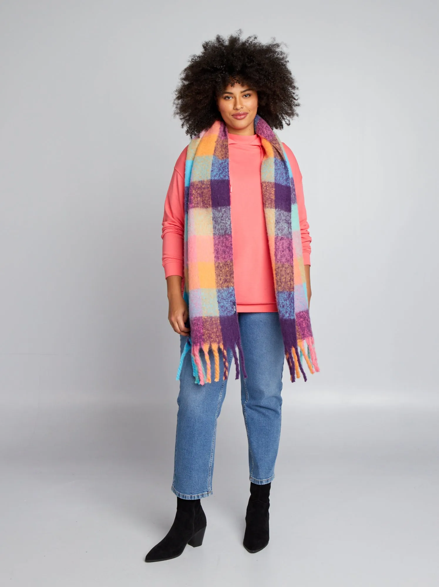 Long Hooded Sweatshirt - PINK