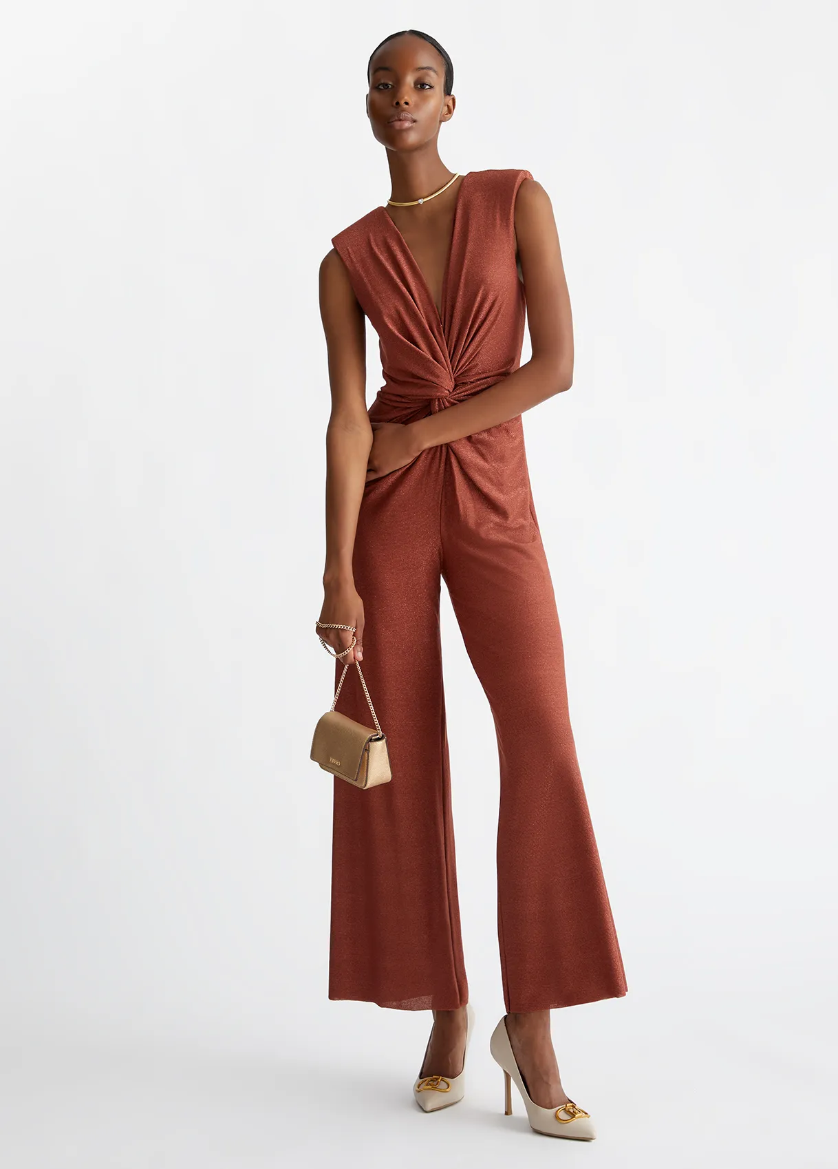 Lurex Jersey Jumpsuit Liu-Jo