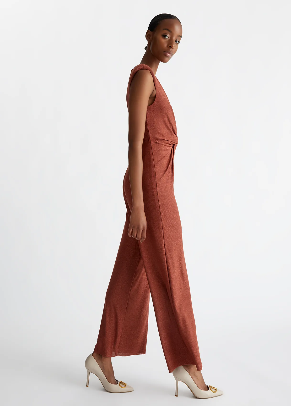 Lurex Jersey Jumpsuit Liu-Jo