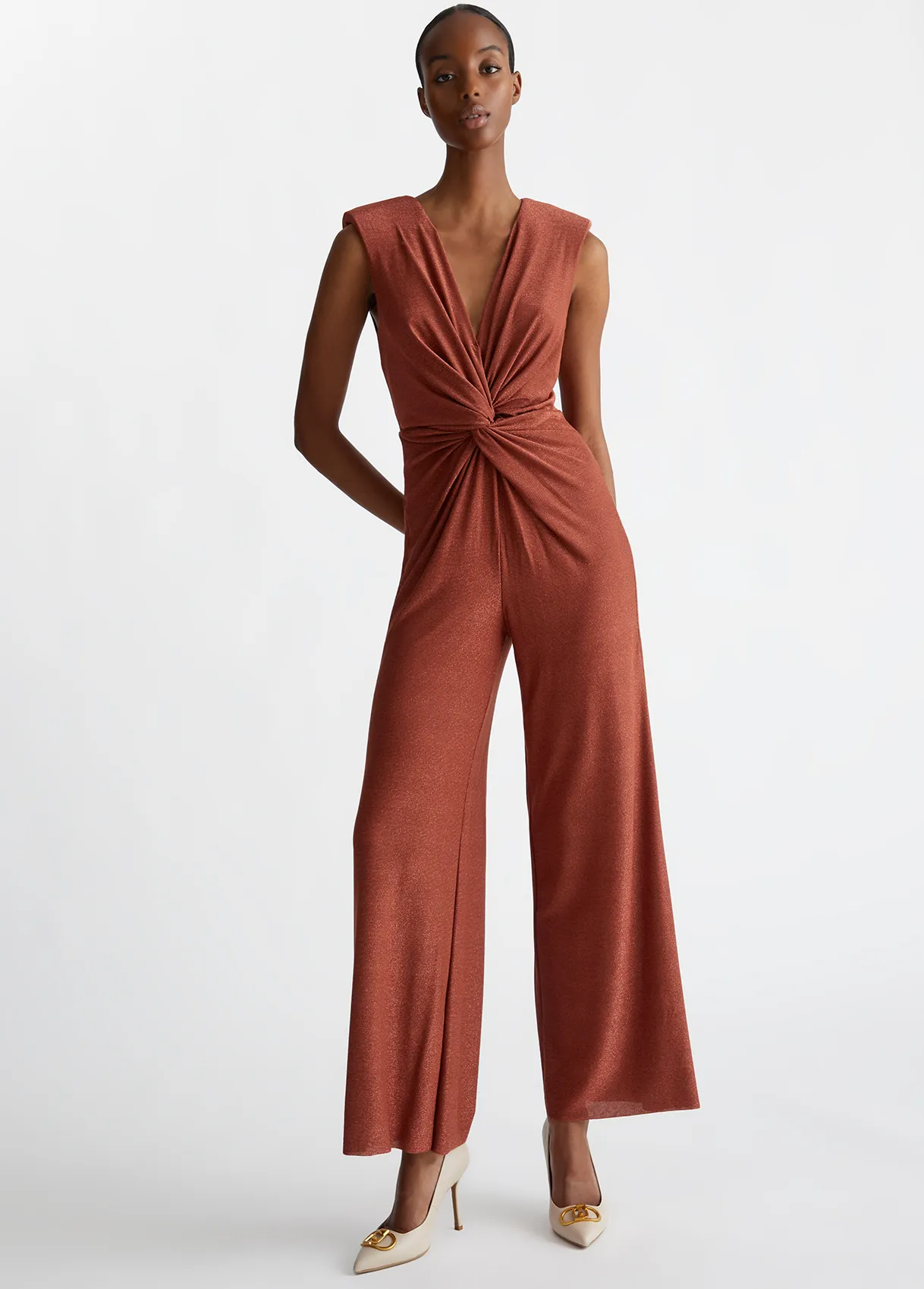 Lurex Jersey Jumpsuit Liu-Jo