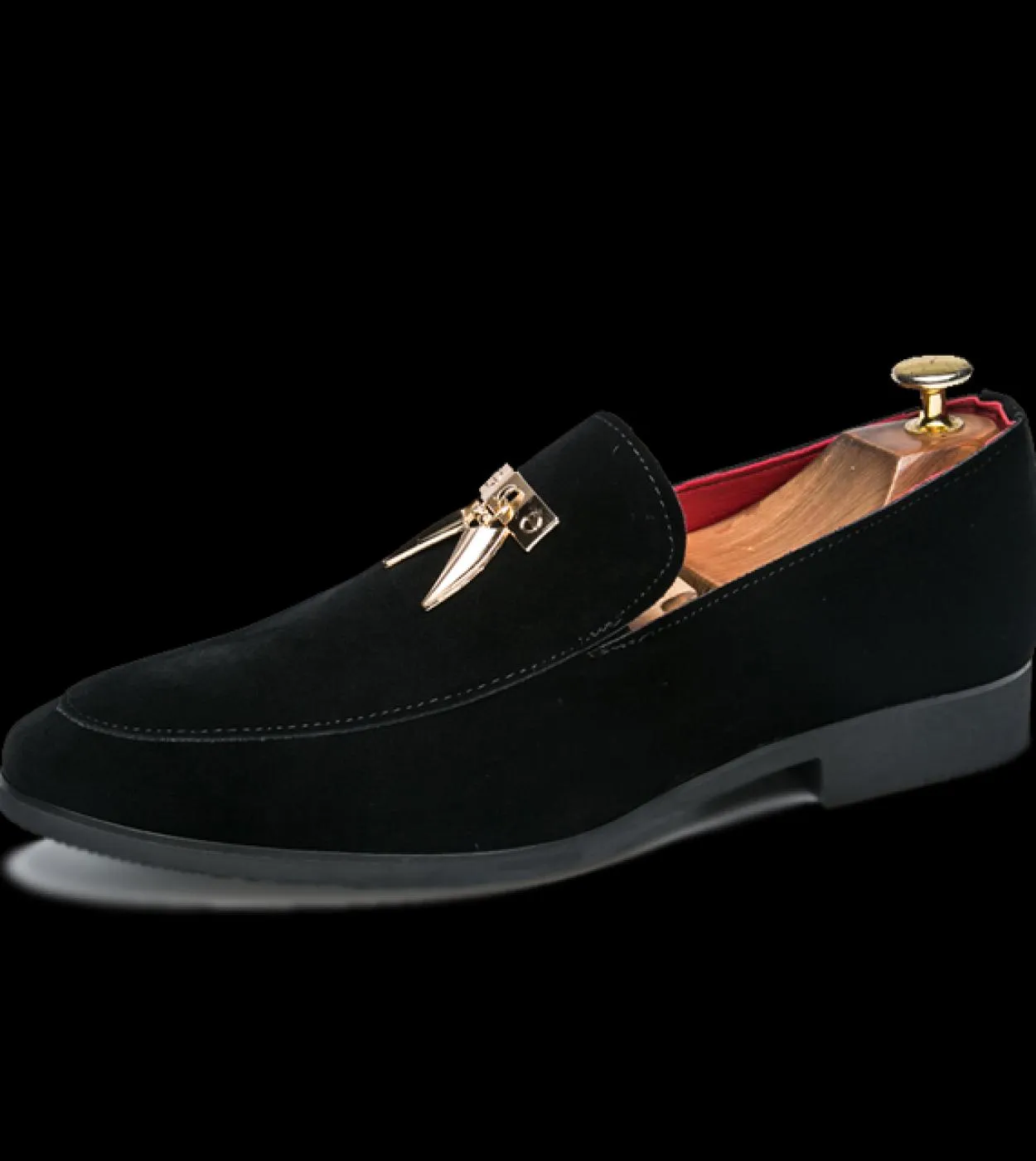 Luxury Men's Formal Suede Leather Shoes - Classic Business Dress Shoes for Men