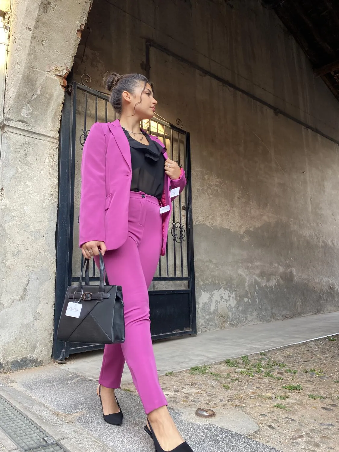 Magenta dressmaker
