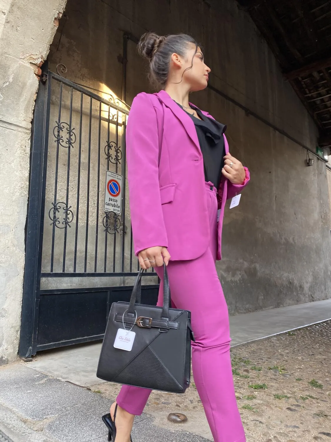 Magenta dressmaker