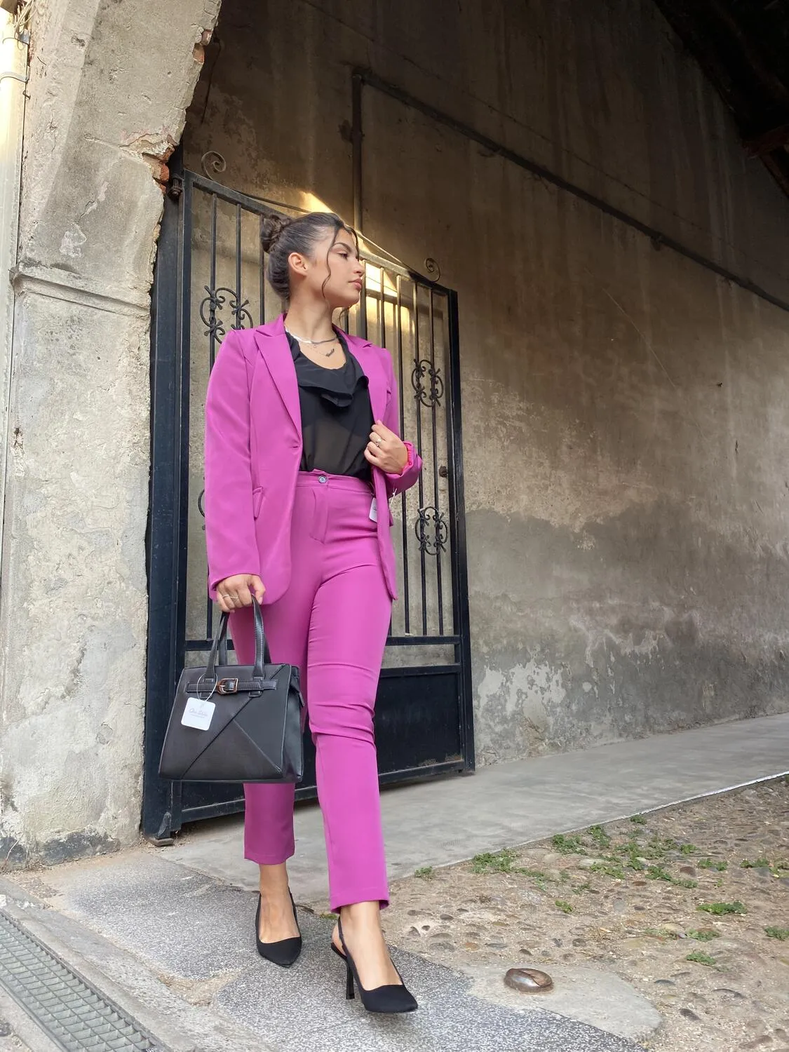 Magenta dressmaker