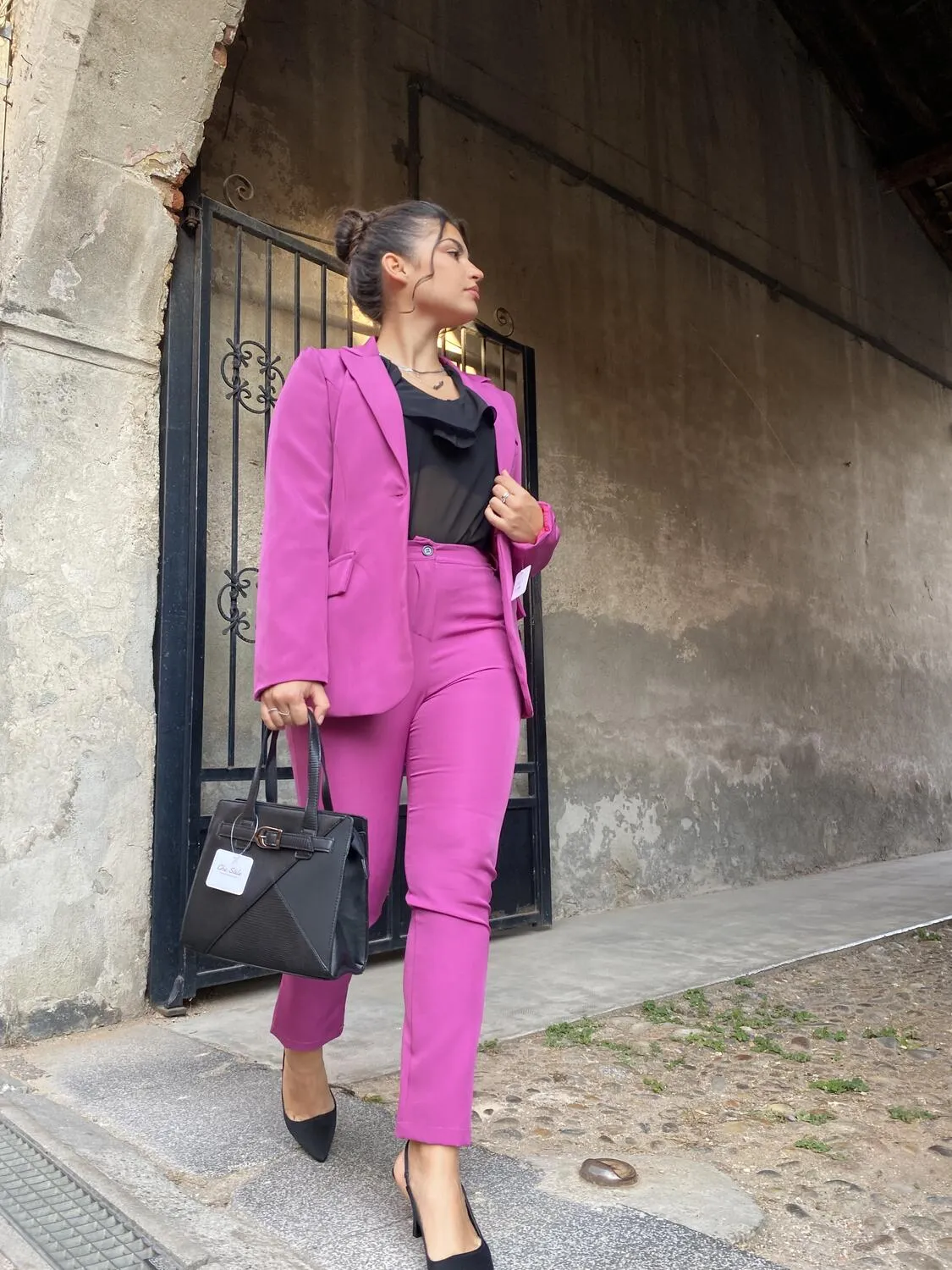 Magenta dressmaker