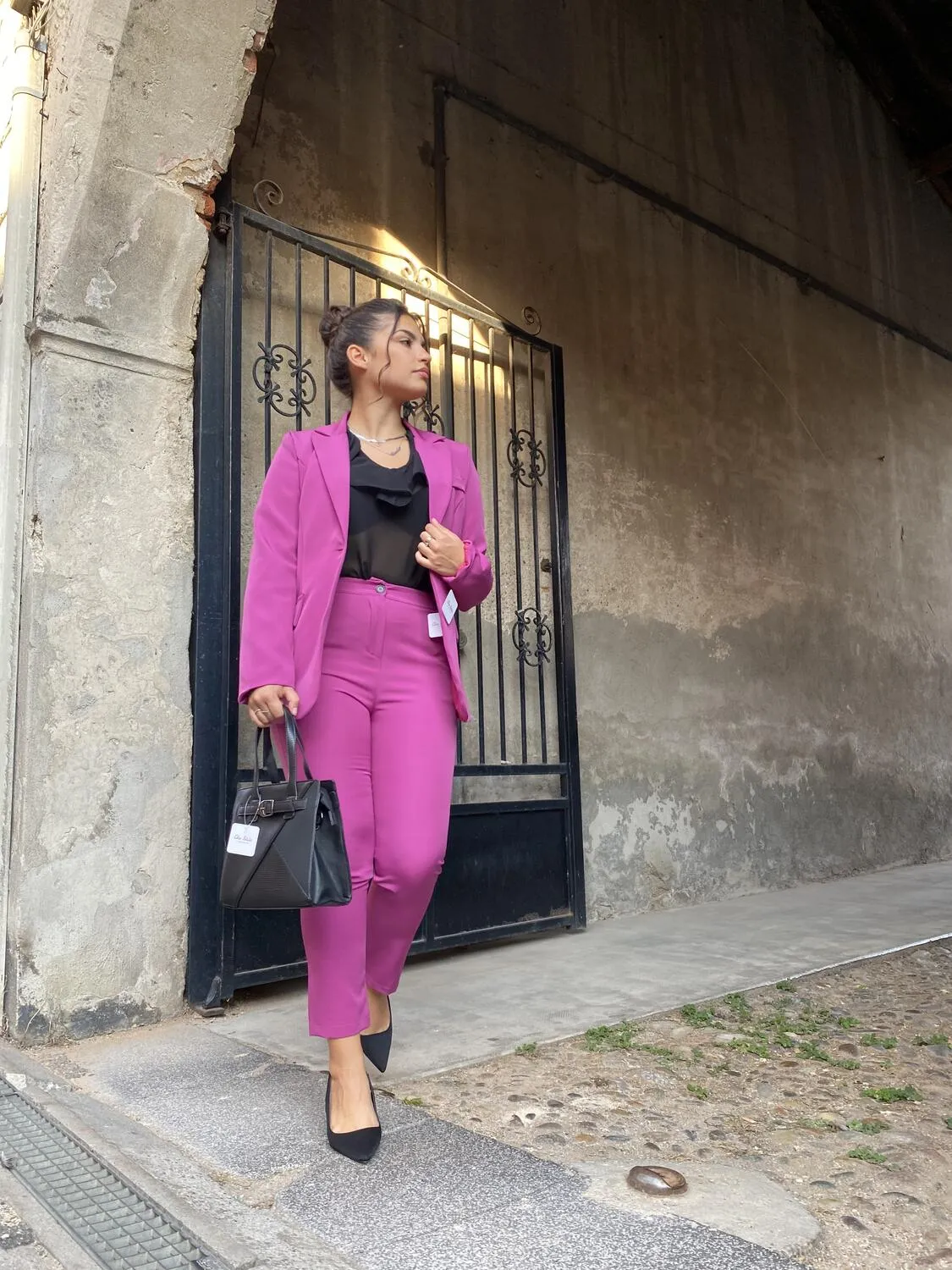 Magenta dressmaker