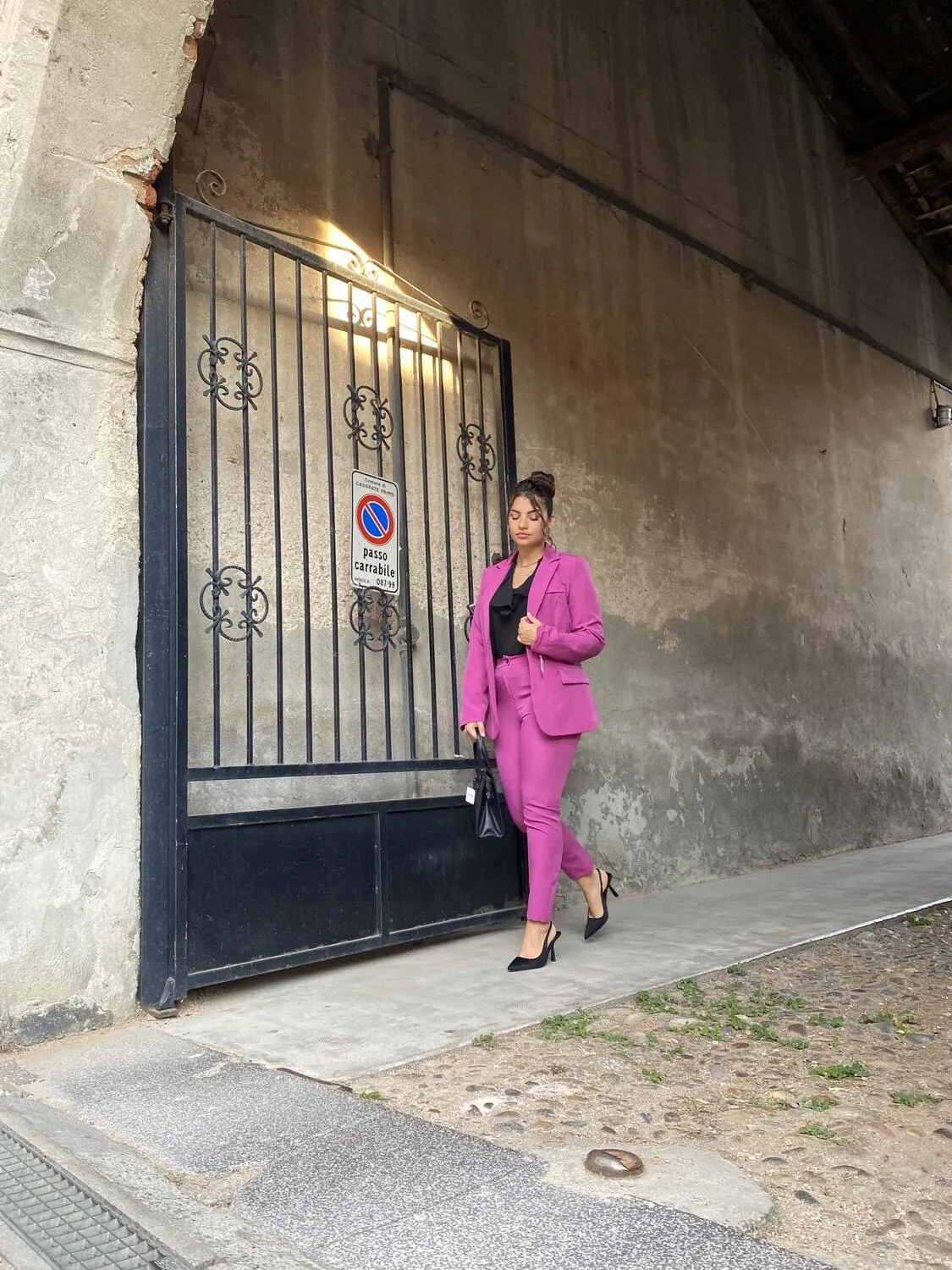 Magenta dressmaker