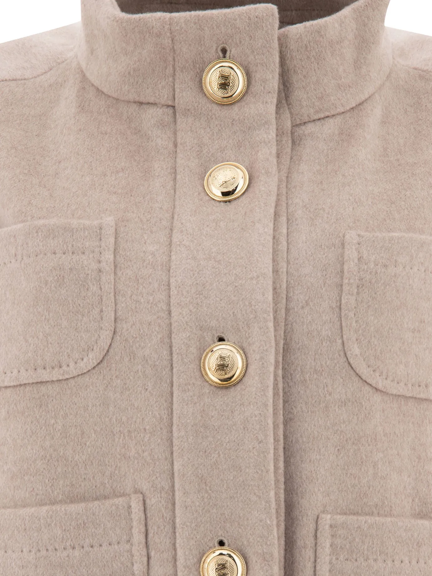 Max Mara cashmere cropped cape