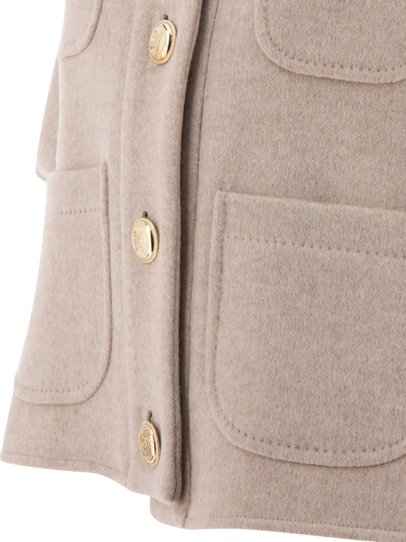 Max Mara cashmere cropped cape