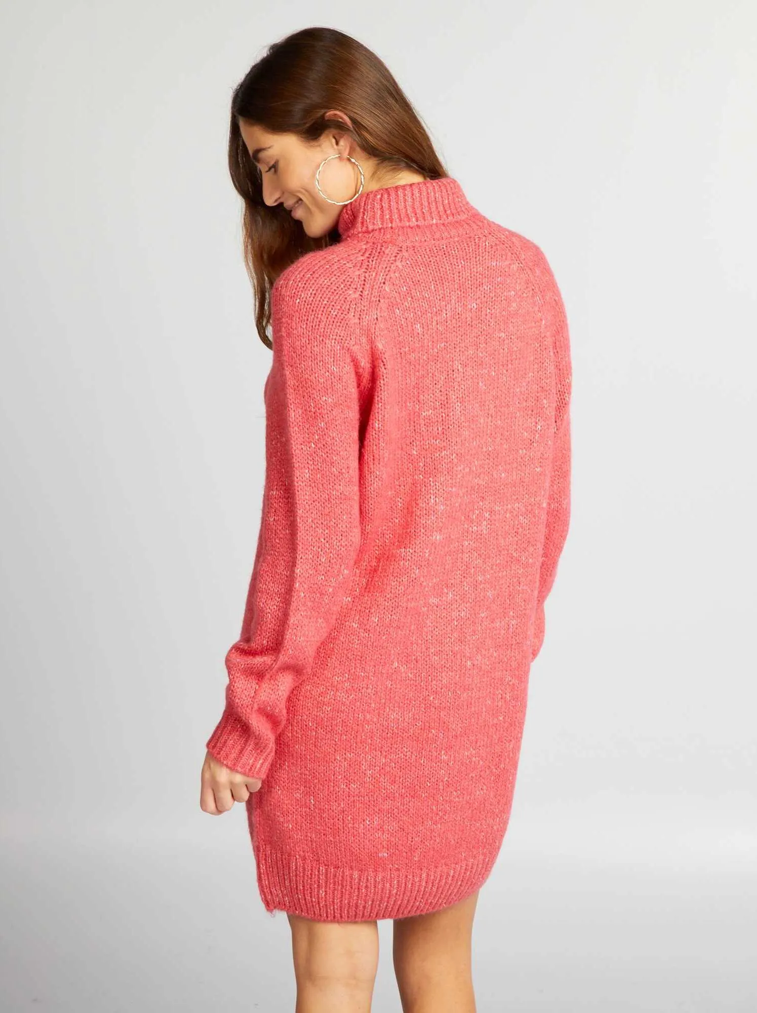 Maxi short sweater pull - PINK