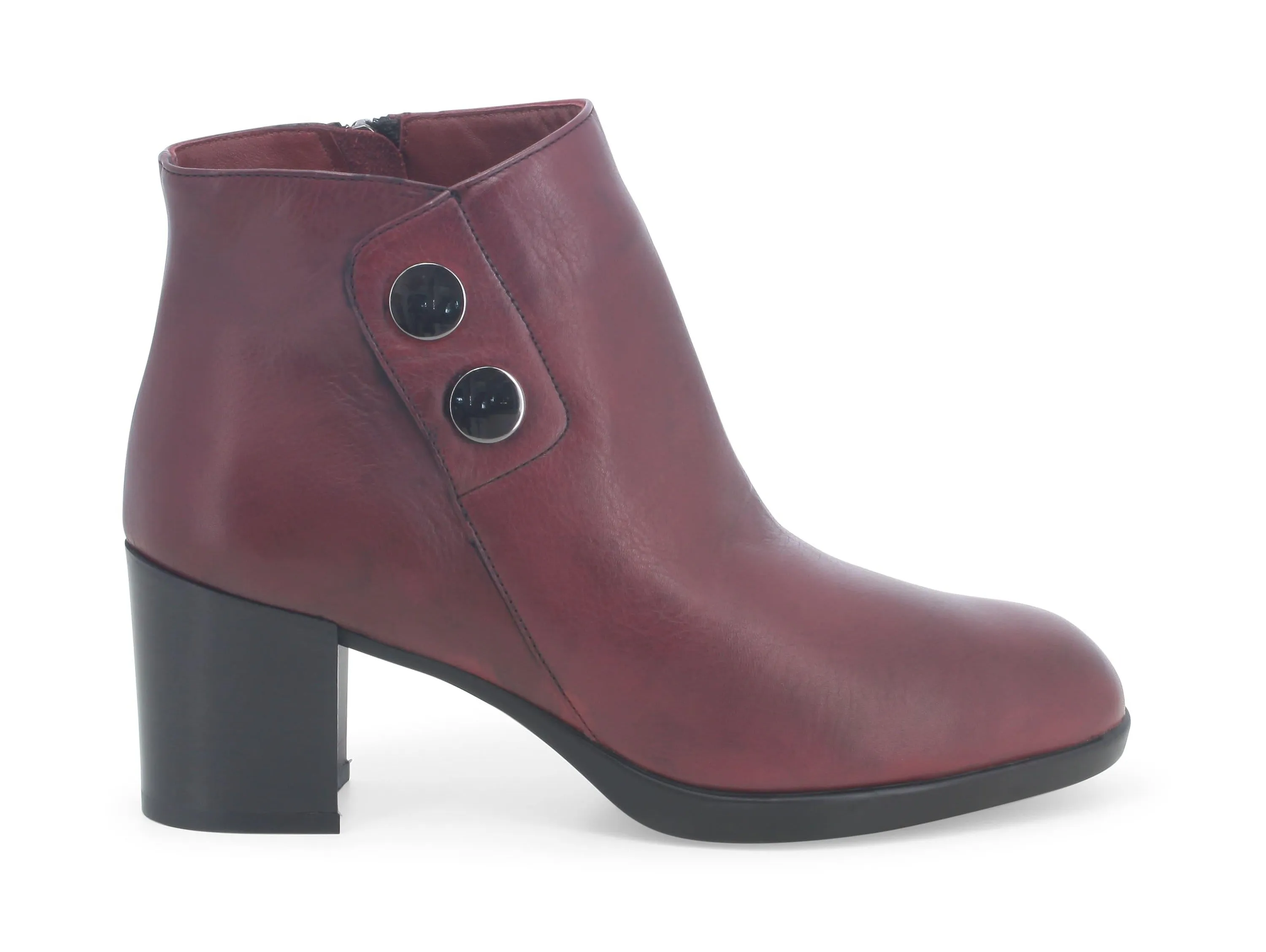 Melluso leather upper comfort ankle boots