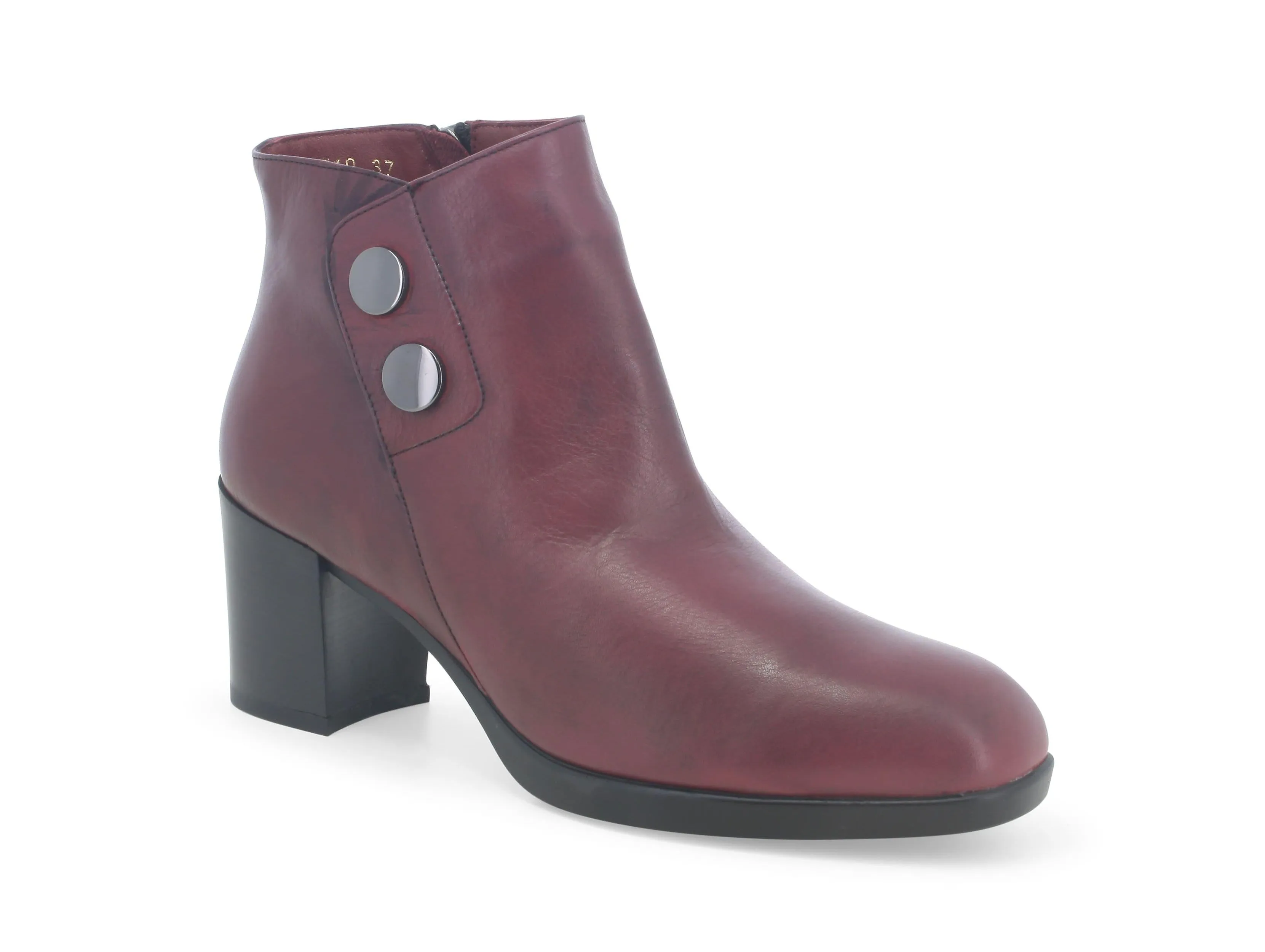 Melluso leather upper comfort ankle boots
