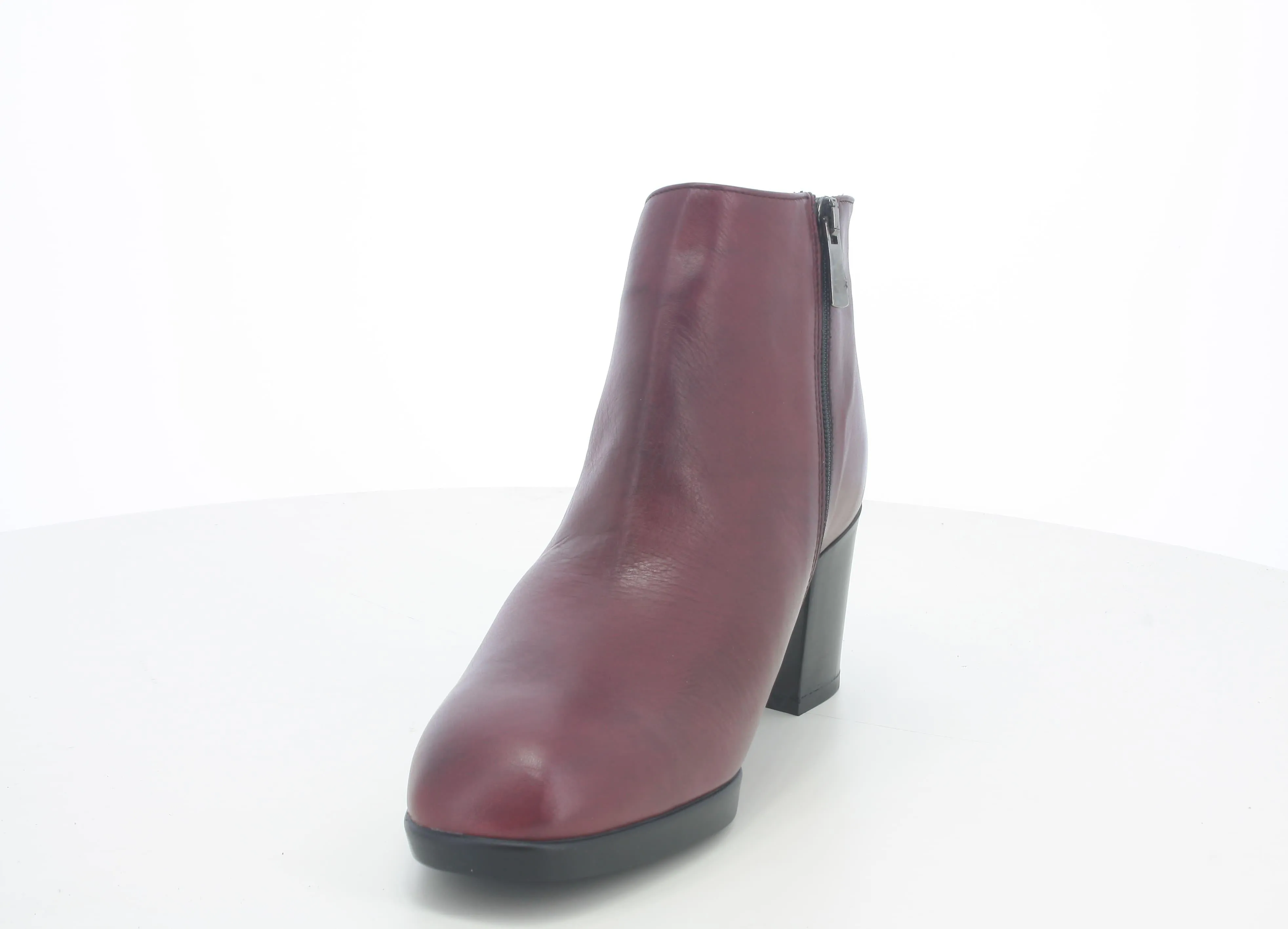 Melluso leather upper comfort ankle boots
