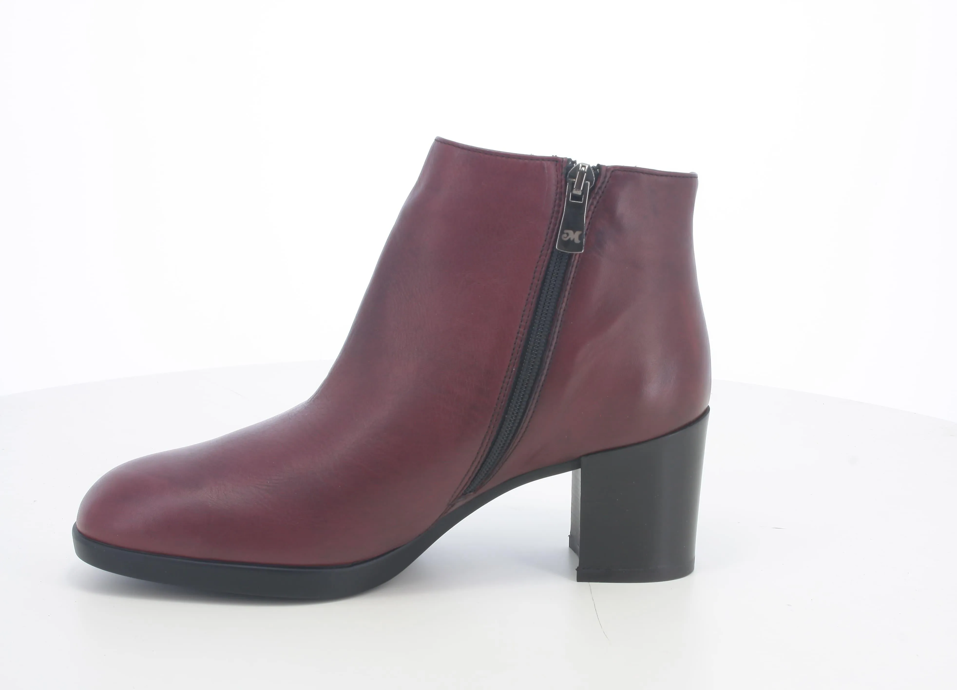 Melluso leather upper comfort ankle boots