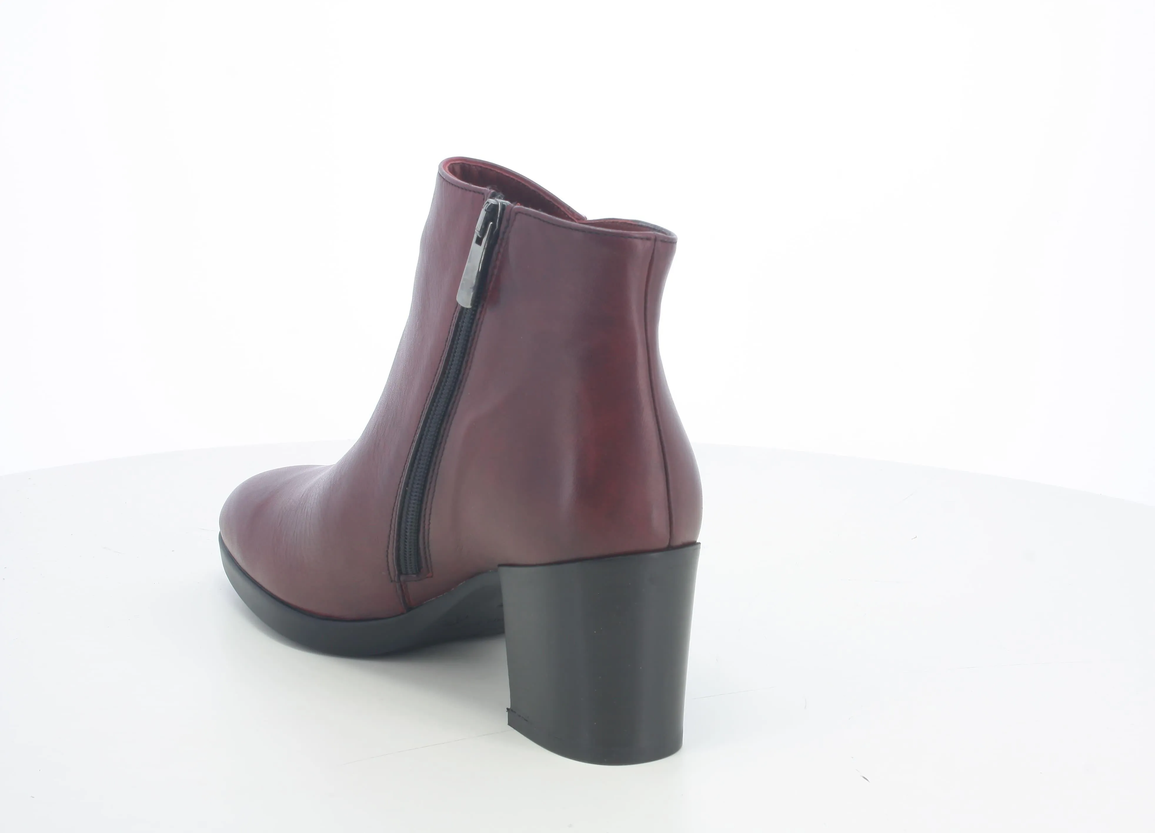Melluso leather upper comfort ankle boots