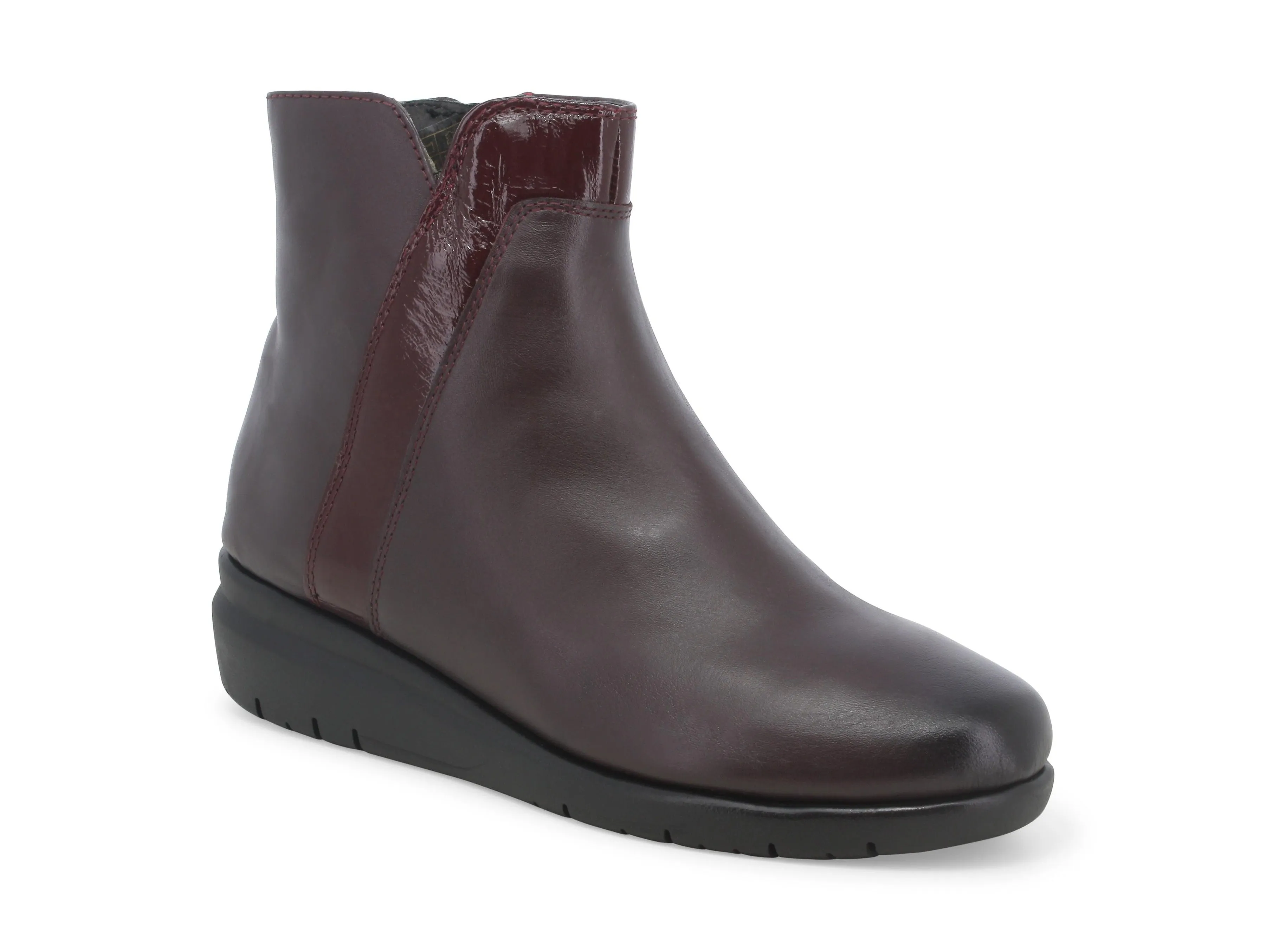 Melluso wide fit leather ankle boots for women.