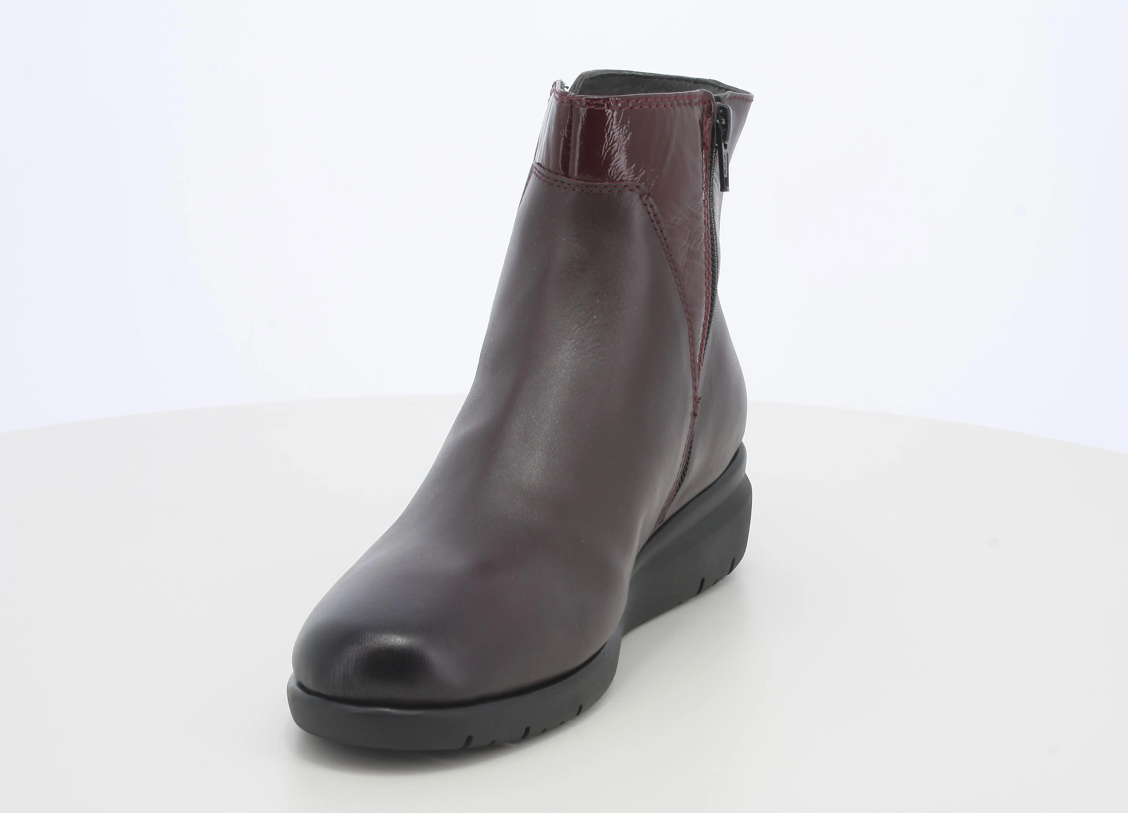 Melluso wide fit leather ankle boots for women.