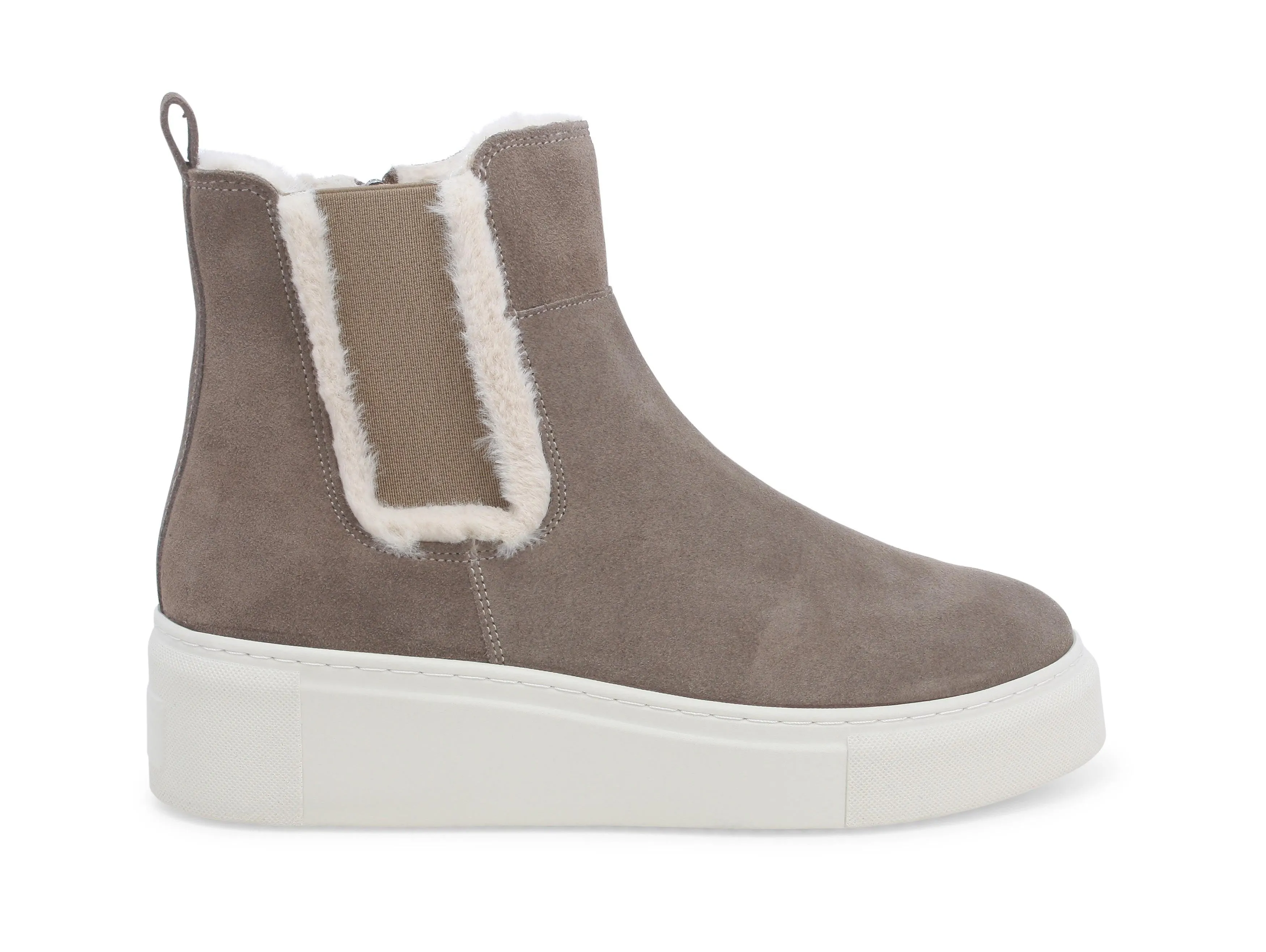 Melluso winter suede zip ankle boots