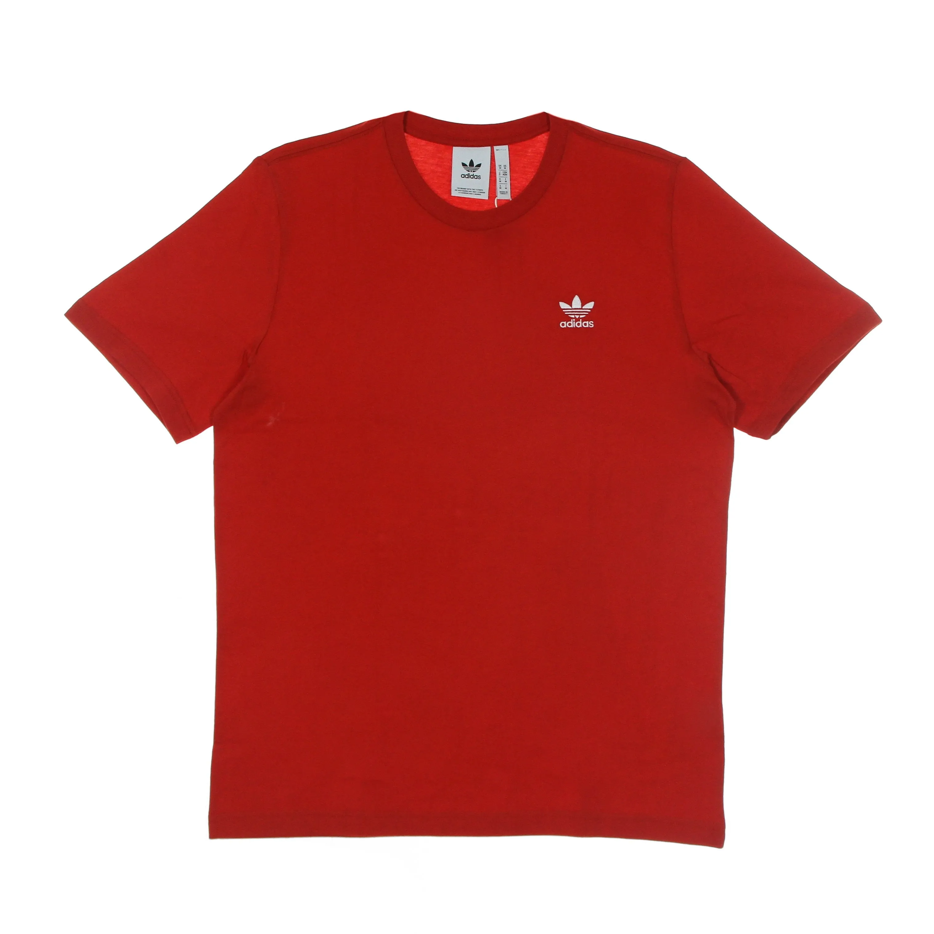 Men's Essential Trefoil Tee in Scarlet