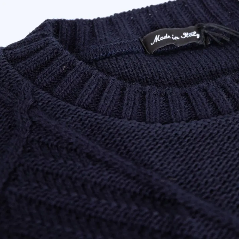 Men's Heavyweight Crewneck Sweater Winter Knitwear