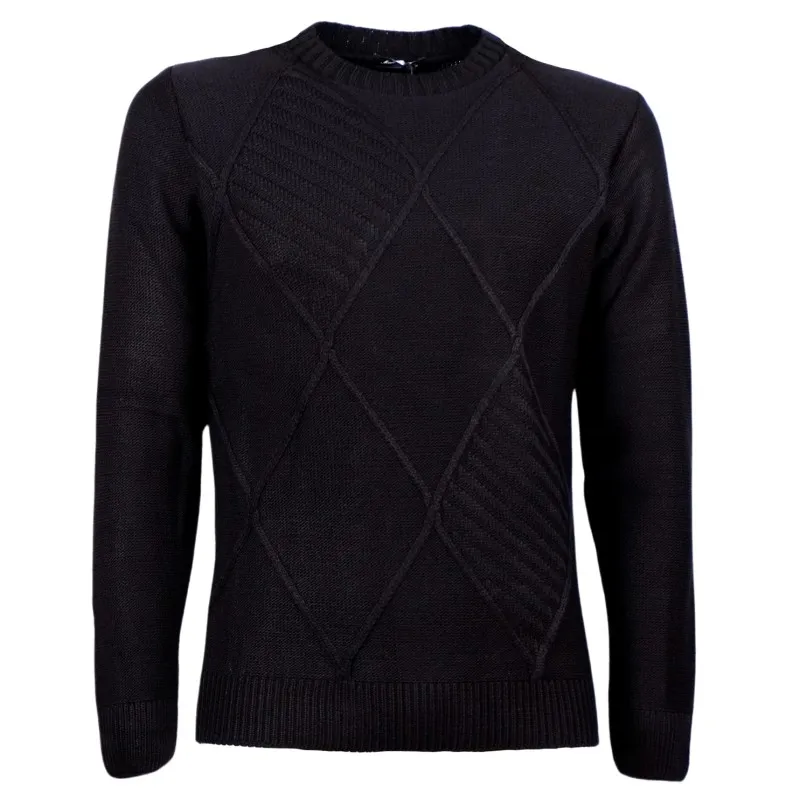 Men's Heavyweight Crewneck Sweater Winter Knitwear