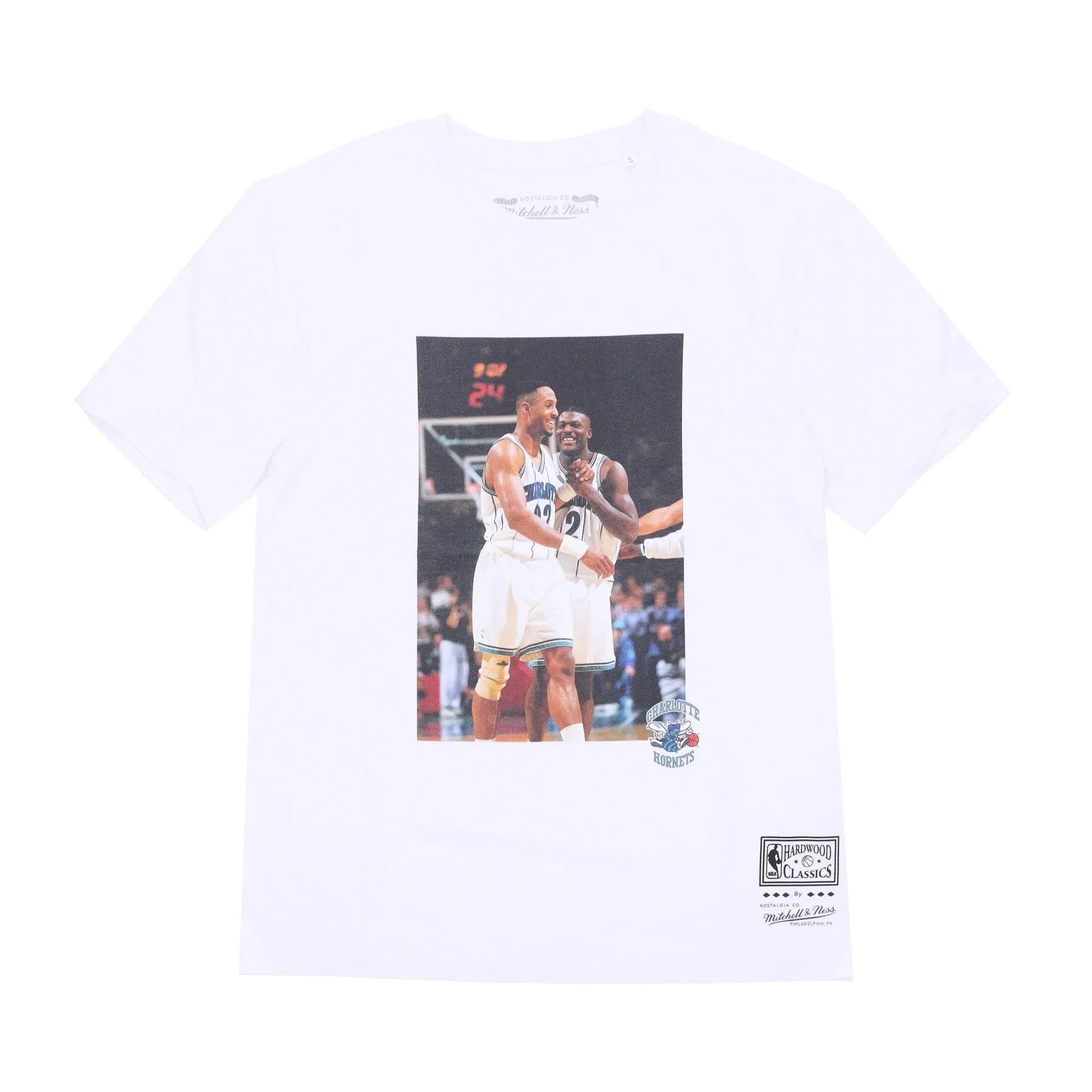 Men's NBA Player Photo Hardwood Classics Chahor White Tee