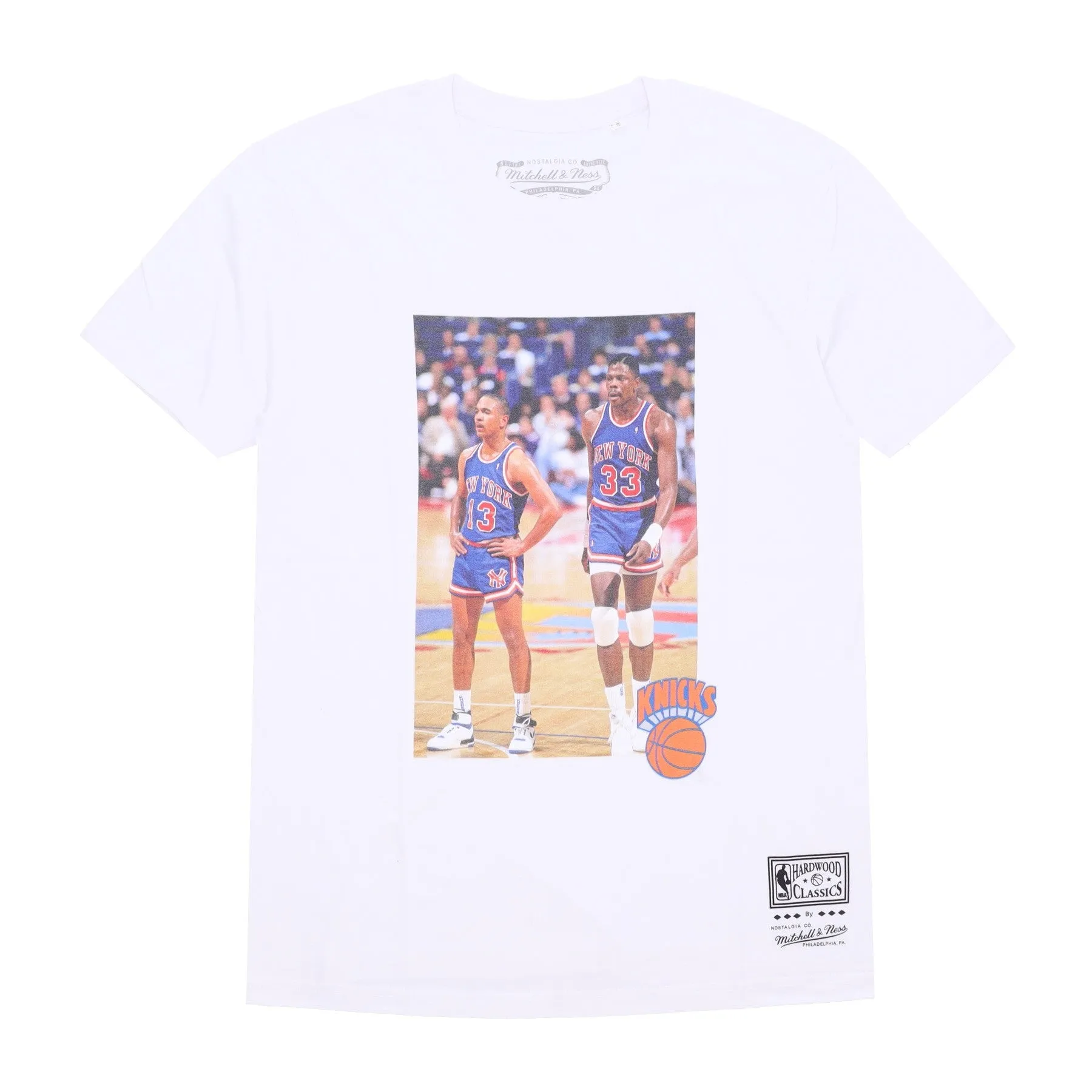 Men's NBA Player Photo Hardwood Classics Neykni White Tee