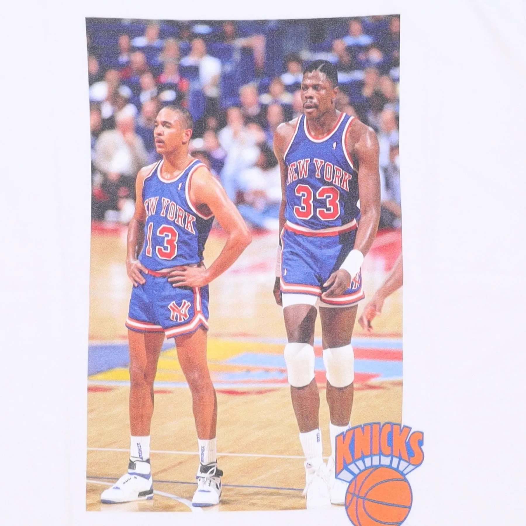 Men's NBA Player Photo Hardwood Classics Neykni White Tee