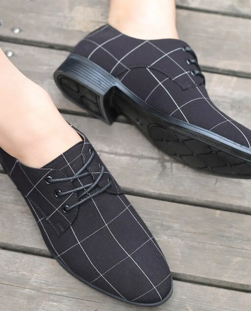Men's Office Shoes Casual Slip On Breathable Boat Shoes Comfortable Business Plus Size New Fashion F