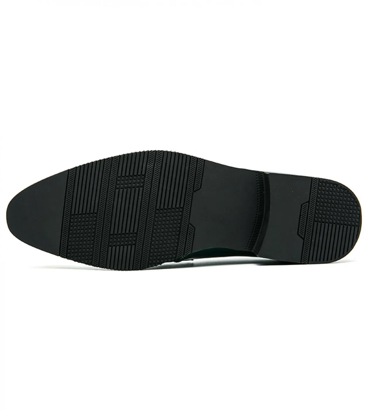 Men's PU Monk Strap Shoes - Bright Color, Pointed Toe, Double Buckle, Slip-On Style, Fashionable Business Casual, Dress Shoes