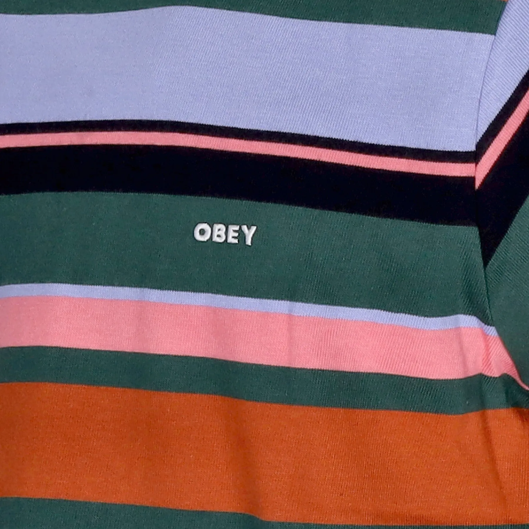 Men's Striped Tee in Dark Cedar Multi
