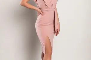 Midi dress Triona, light pink - Shop Now!