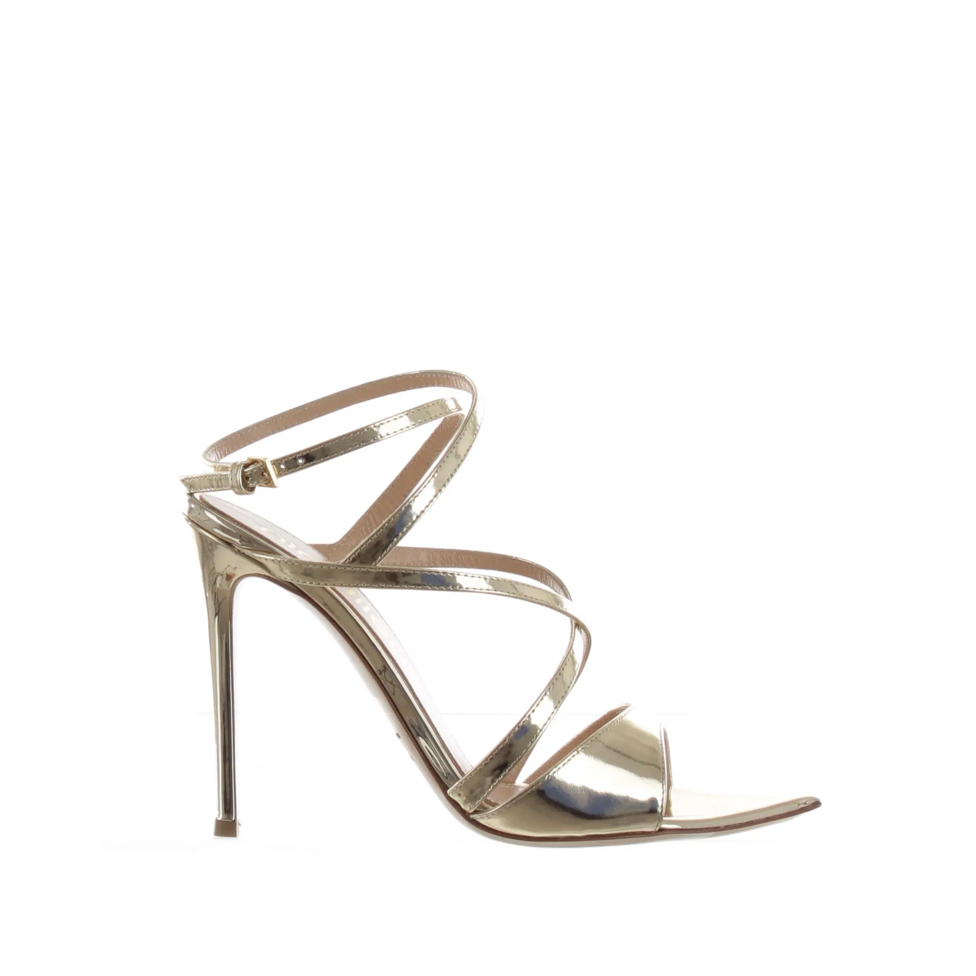 Mirrored leather Sandalo peak