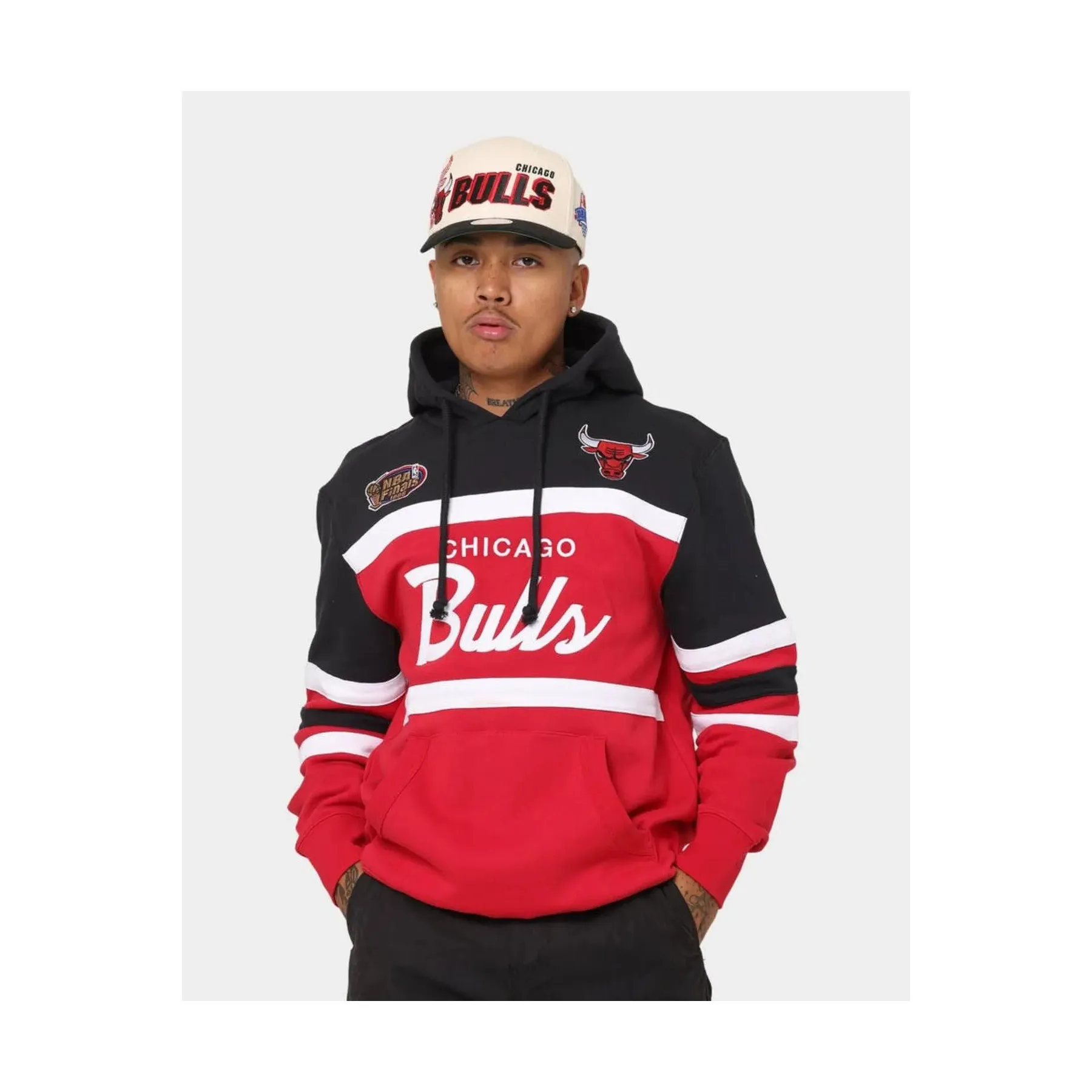 MITCHELL & NESS FELPA HEAD COACH CHICAGO BULLS NBA UOMO
