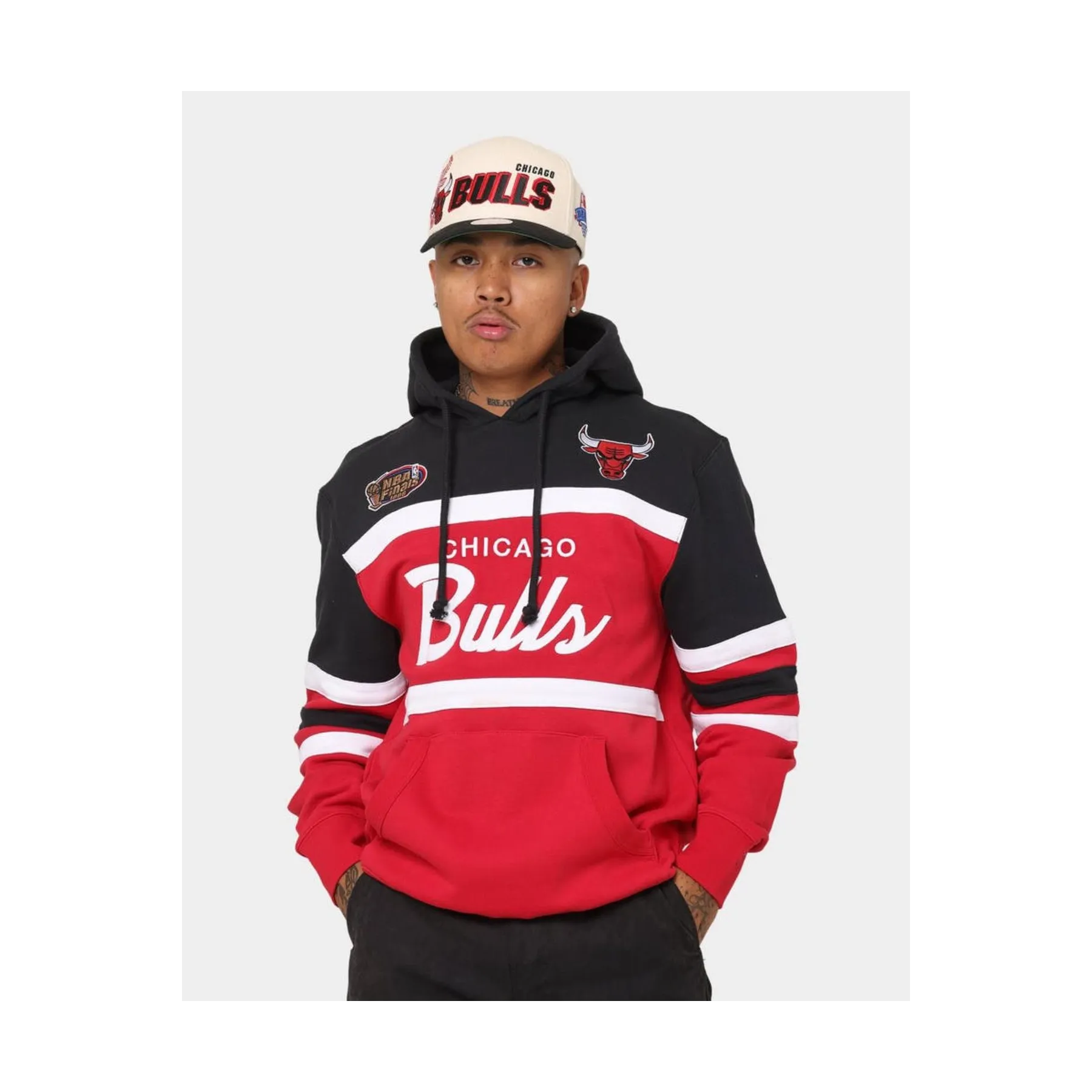 MITCHELL & NESS FELPA HEAD COACH CHICAGO BULLS NBA UOMO